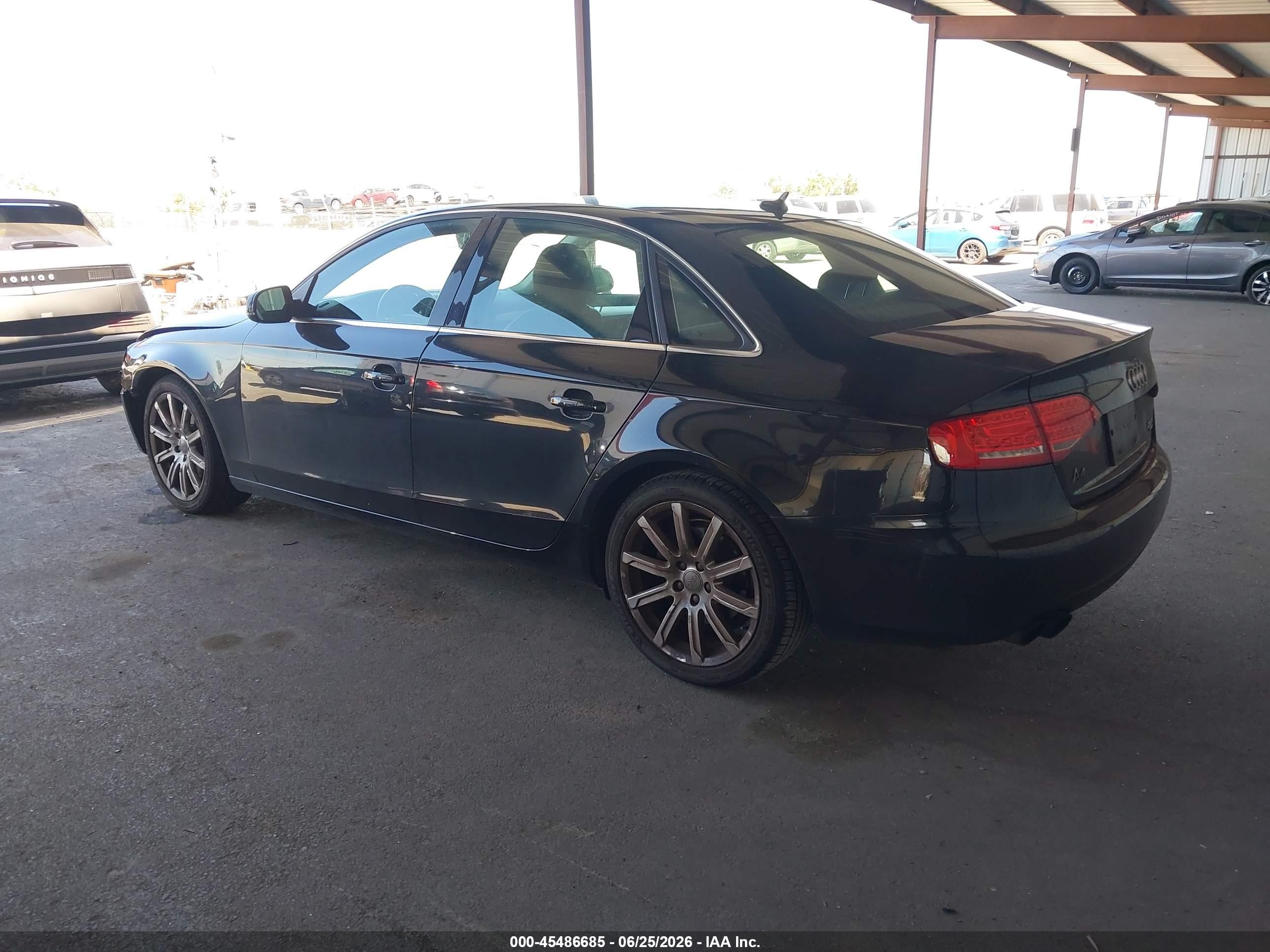 2010 Audi A4 2.0t Premium Black vin: WAUFFAFL6AN045574
