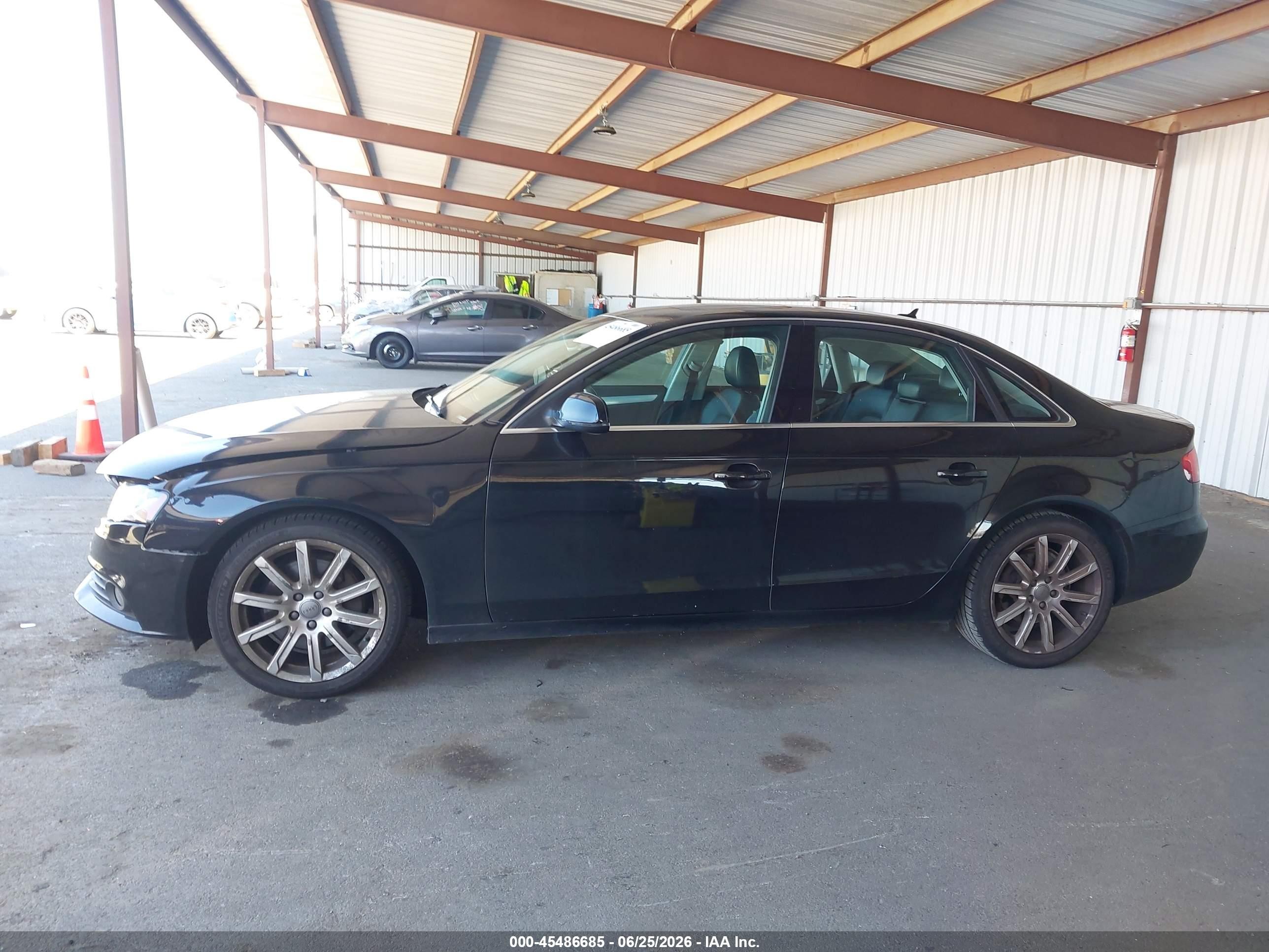 2010 Audi A4 2.0t Premium Black vin: WAUFFAFL6AN045574