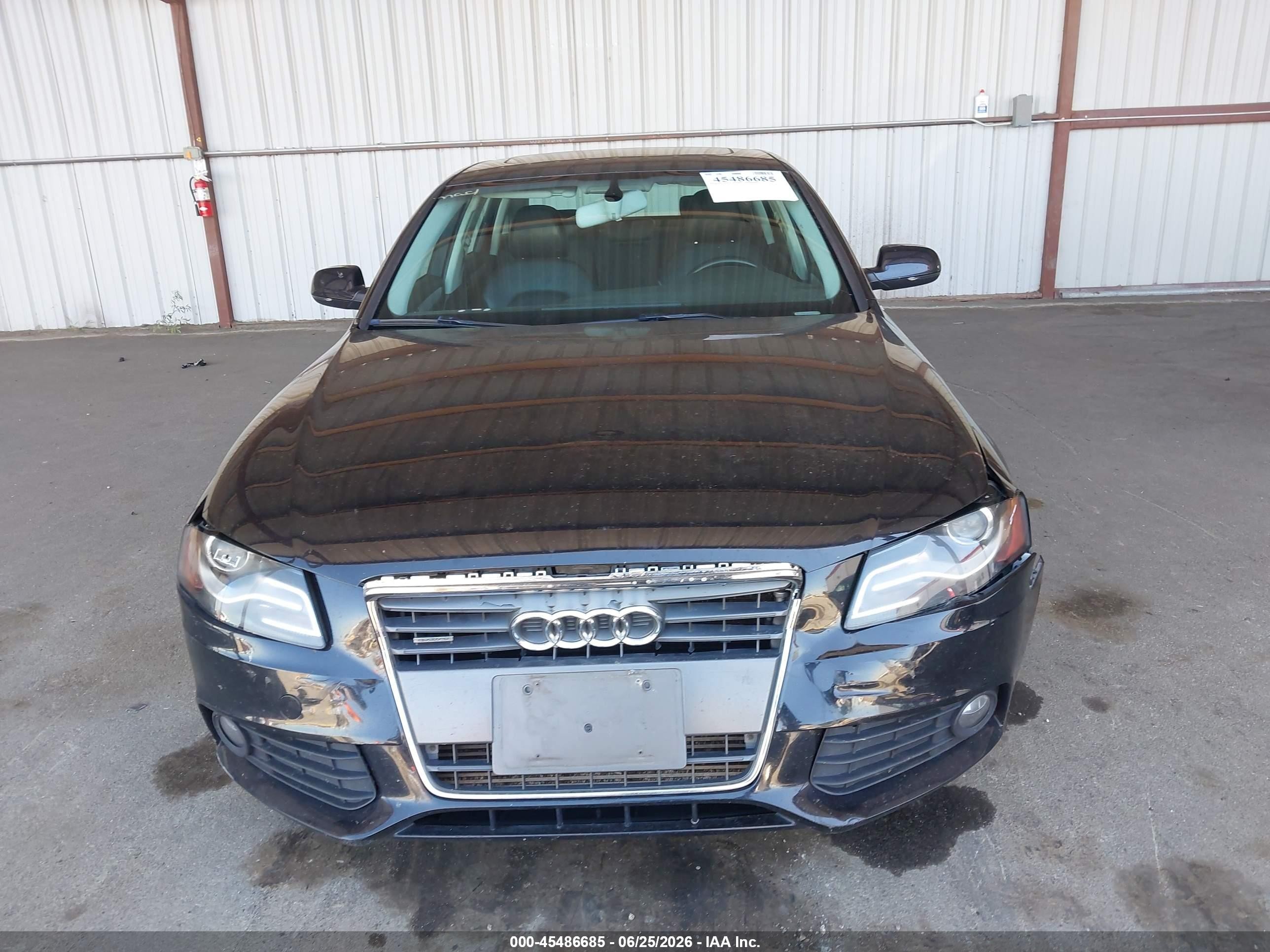 2010 Audi A4 2.0t Premium Black vin: WAUFFAFL6AN045574