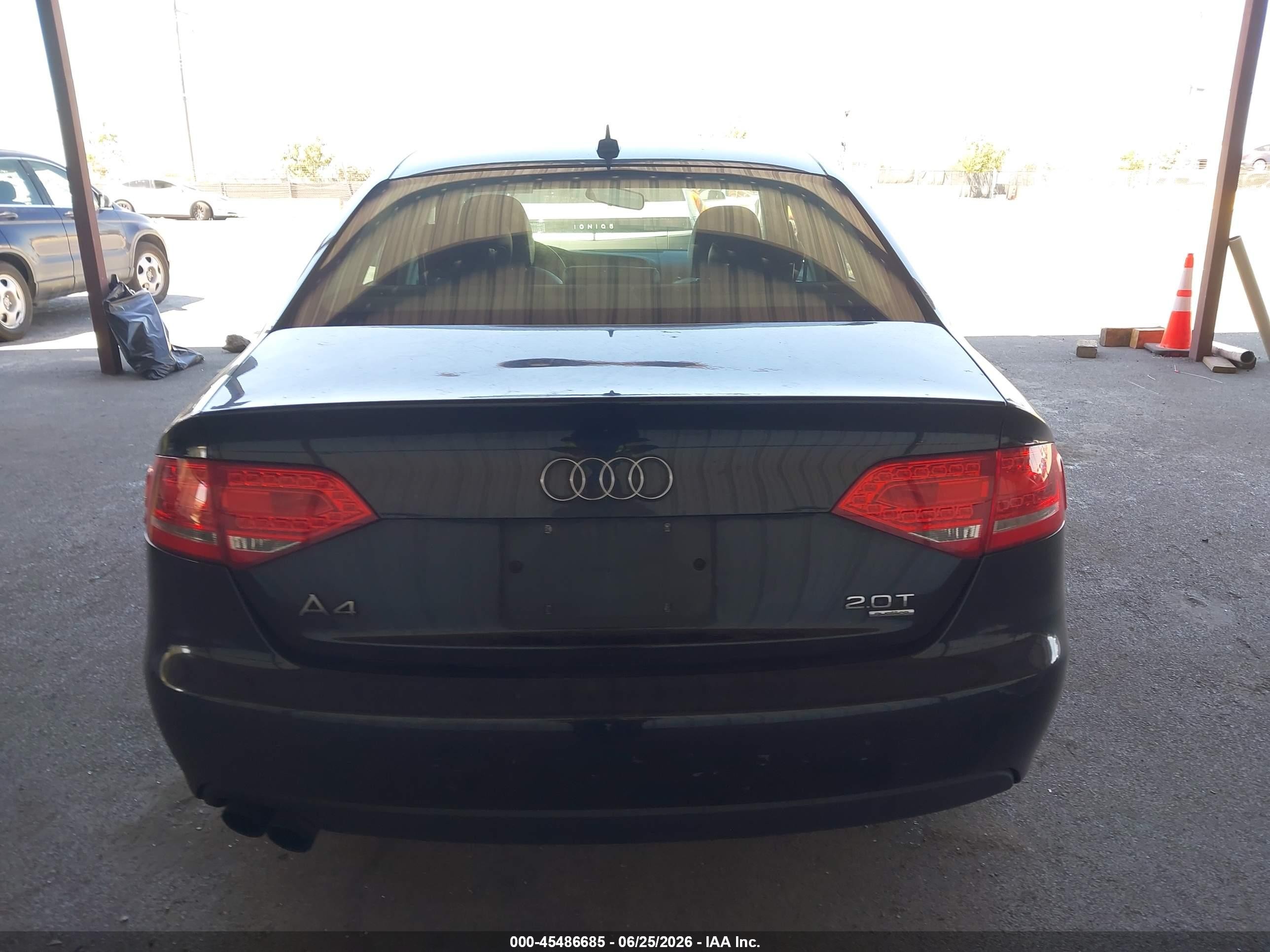 2010 Audi A4 2.0t Premium Black vin: WAUFFAFL6AN045574