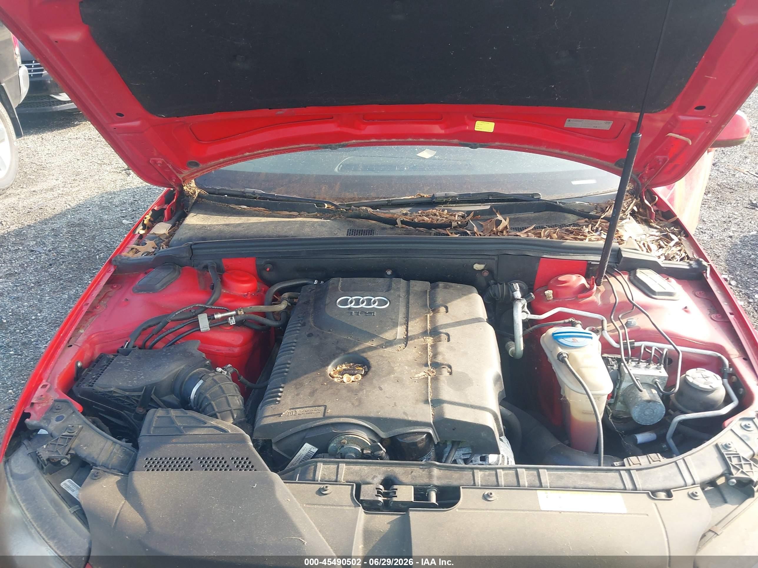 2010 Audi A4 2.0t Premium Red vin: WAUFFAFL6AN052976