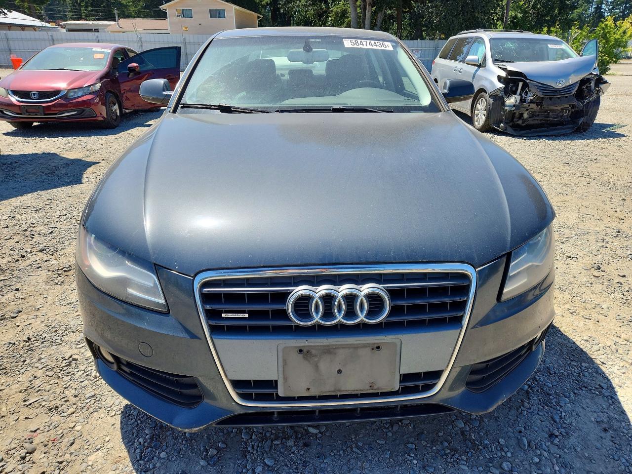 2011 Audi A4 Premium Plus Gray vin: WAUFFAFL6BA065056