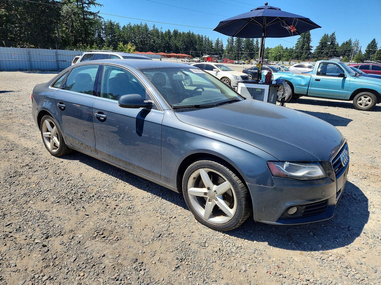 2011 Audi A4 Premium Plus Gray vin: WAUFFAFL6BA065056