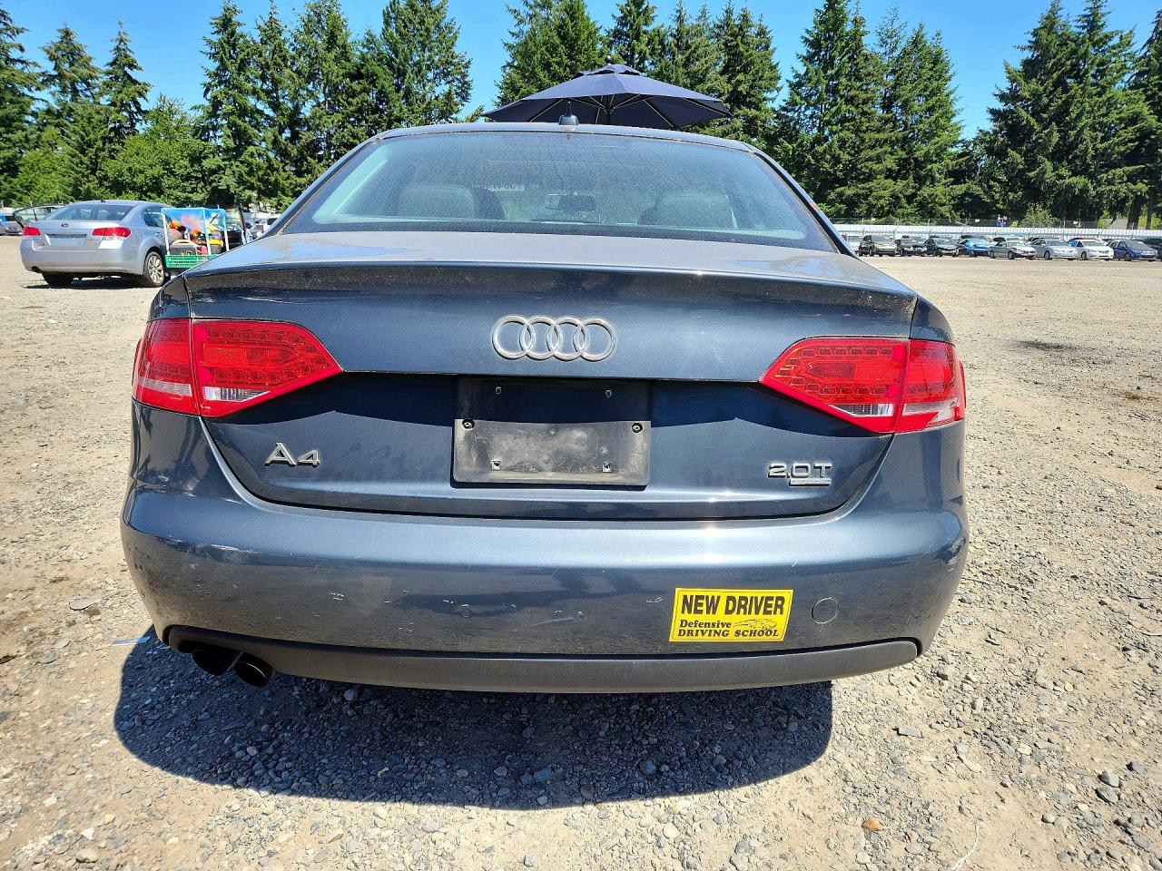 2011 Audi A4 Premium Plus Gray vin: WAUFFAFL6BA065056