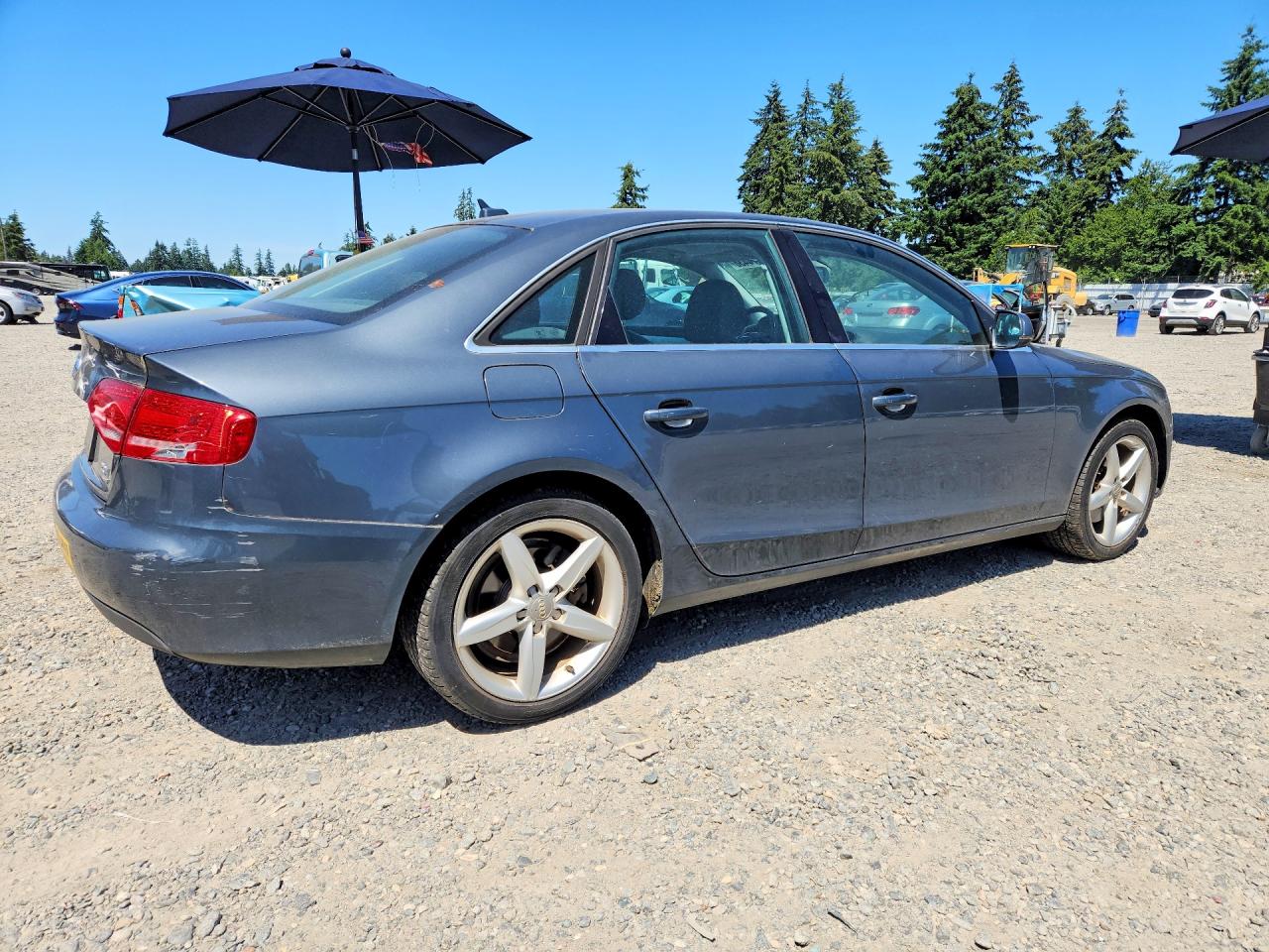 2011 Audi A4 Premium Plus Gray vin: WAUFFAFL6BA065056