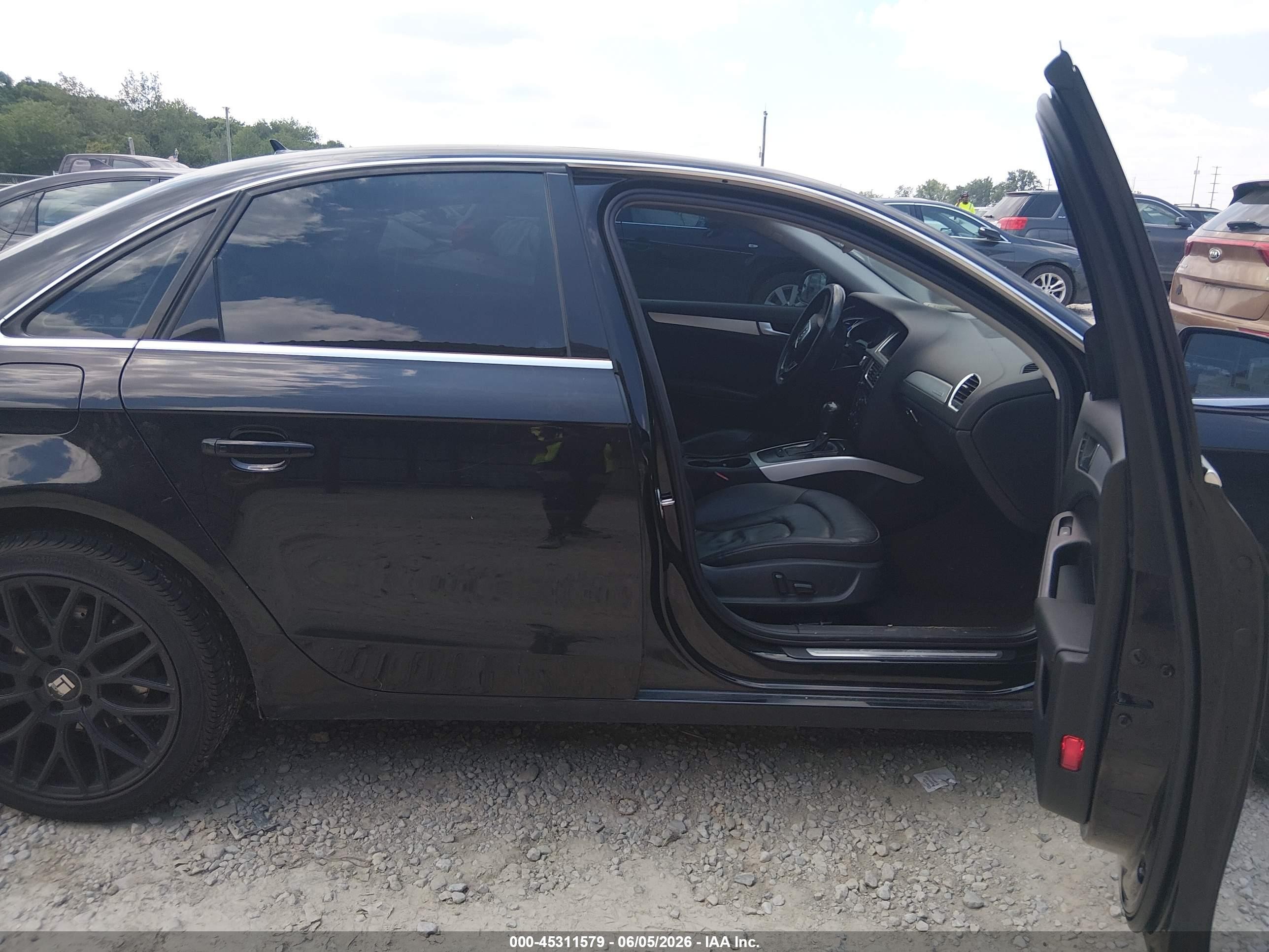 2011 Audi A4 2.0t Premium Black vin: WAUFFAFL6BN025424