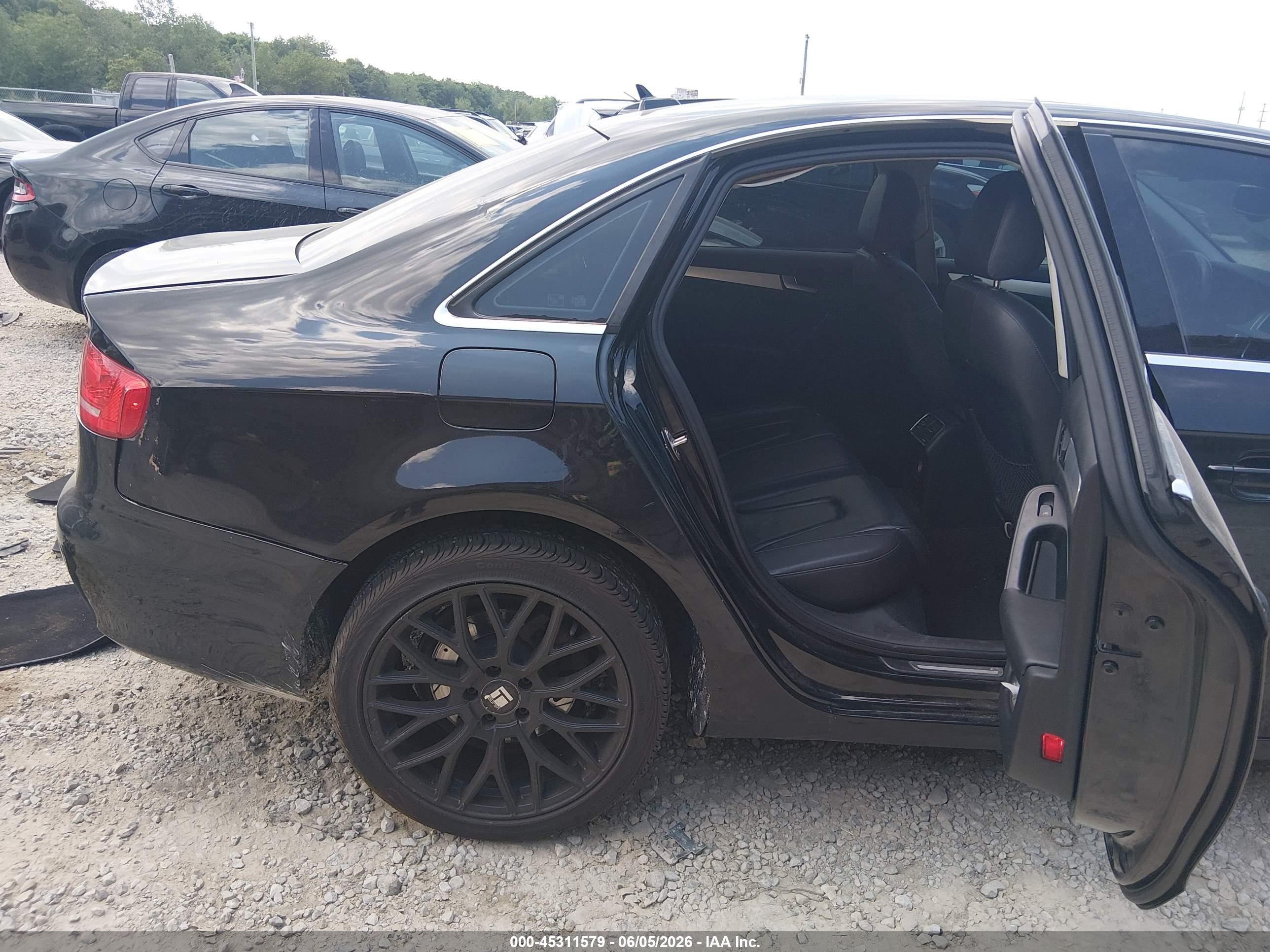 2011 Audi A4 2.0t Premium Black vin: WAUFFAFL6BN025424