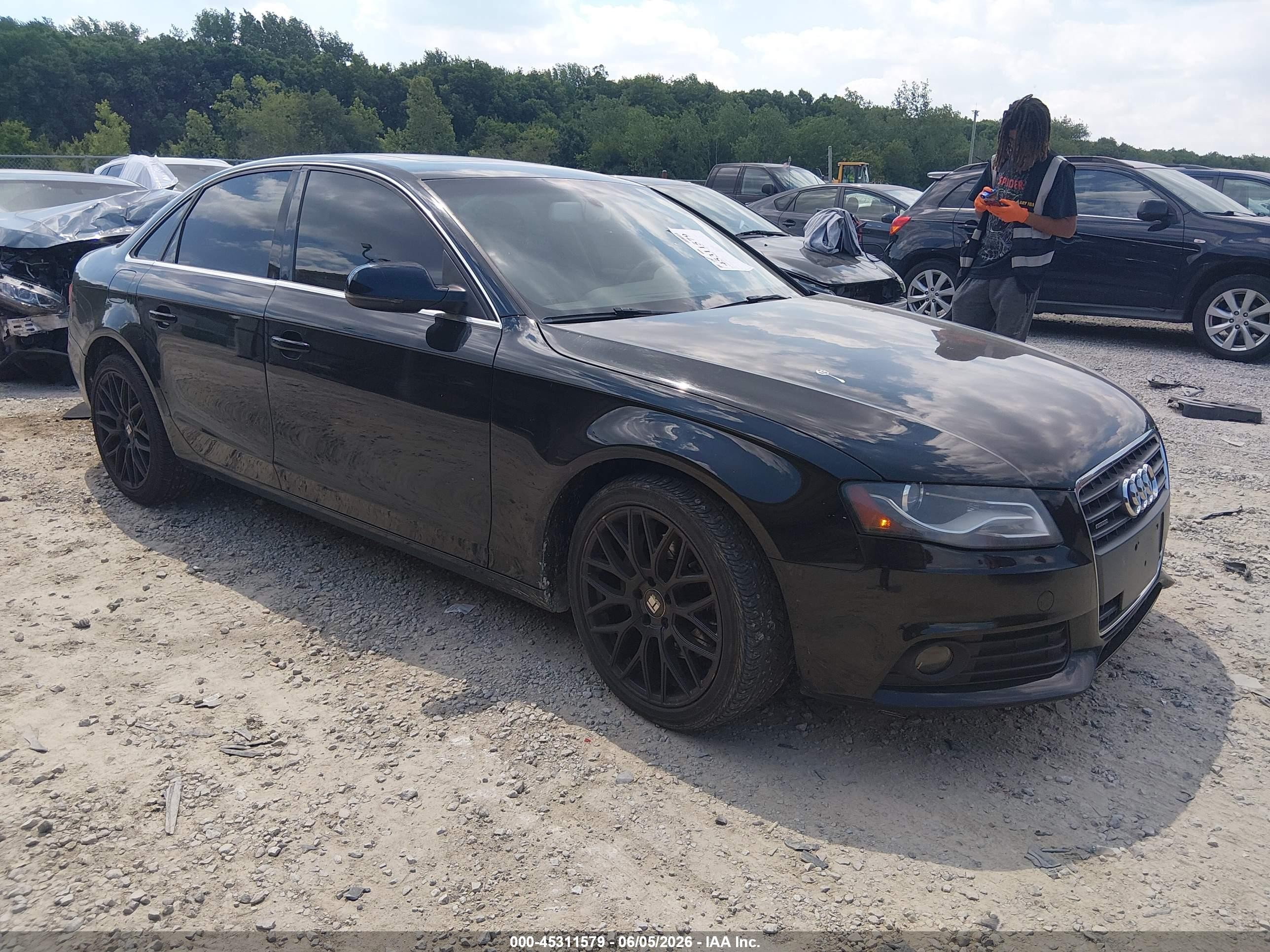 2011 Audi A4 2.0t Premium Black vin: WAUFFAFL6BN025424