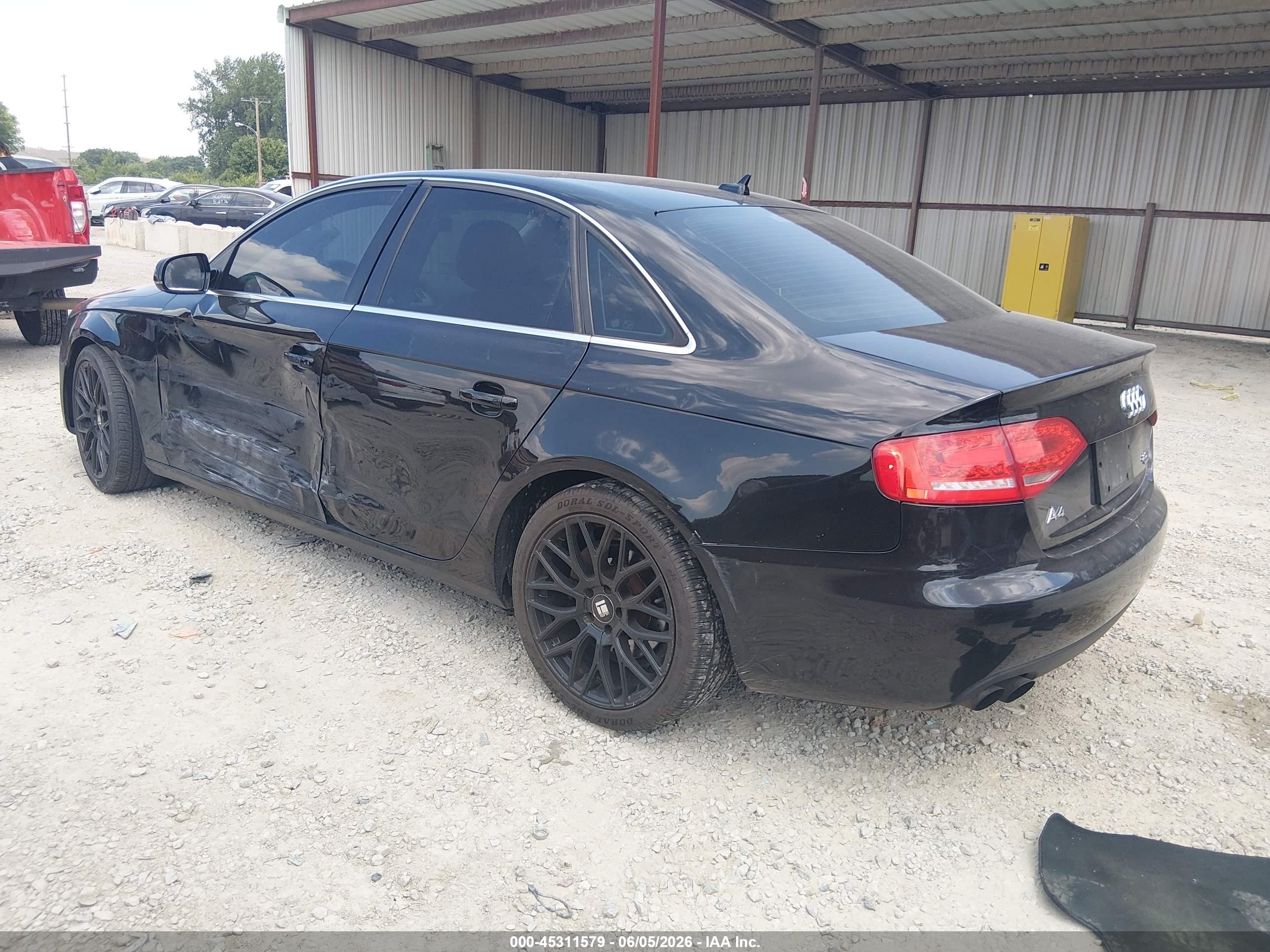 2011 Audi A4 2.0t Premium Black vin: WAUFFAFL6BN025424