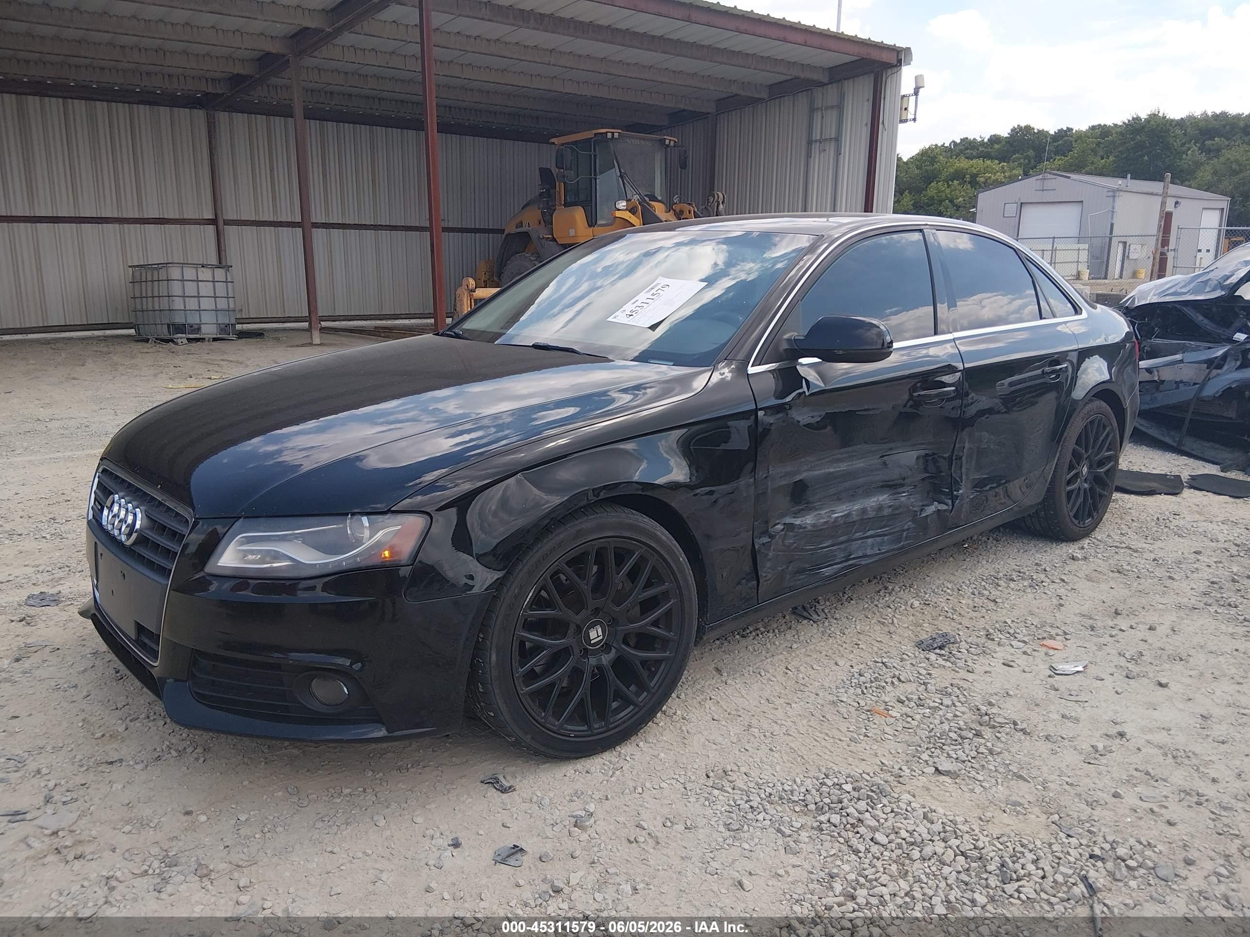2011 Audi A4 2.0t Premium Black vin: WAUFFAFL6BN025424