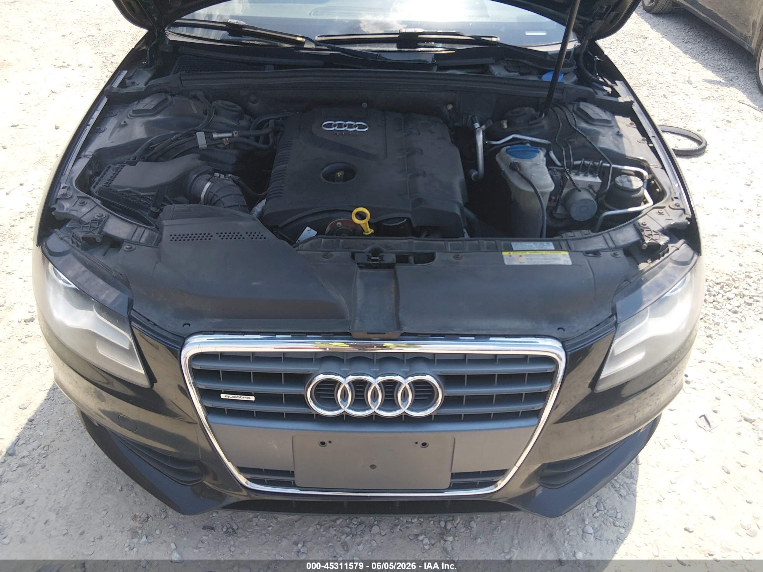 2011 Audi A4 2.0t Premium Black vin: WAUFFAFL6BN025424