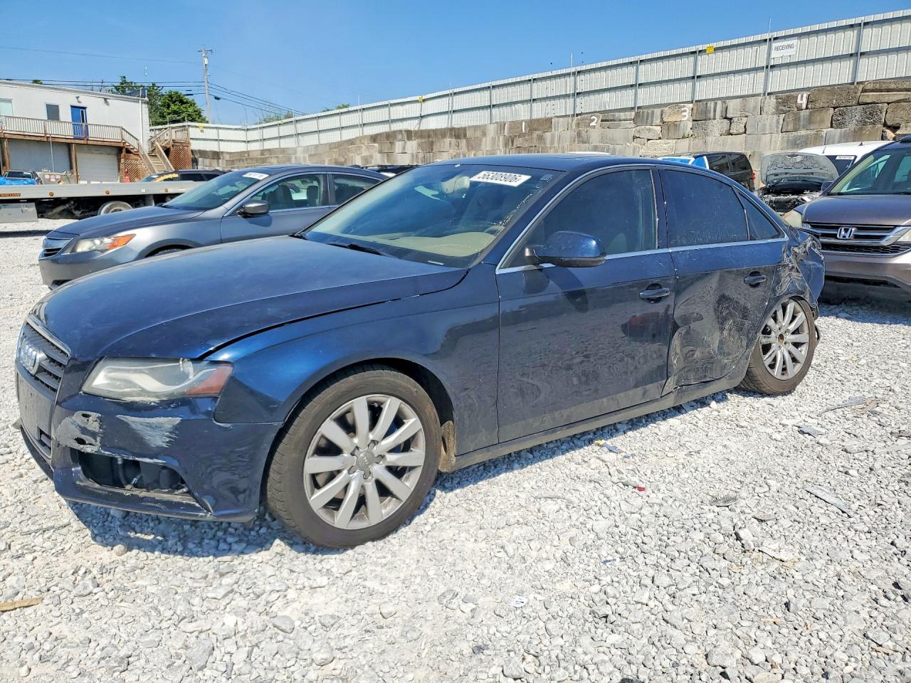 2011 Audi A4 Premium Plus Blue vin: WAUFFAFL6BN031241