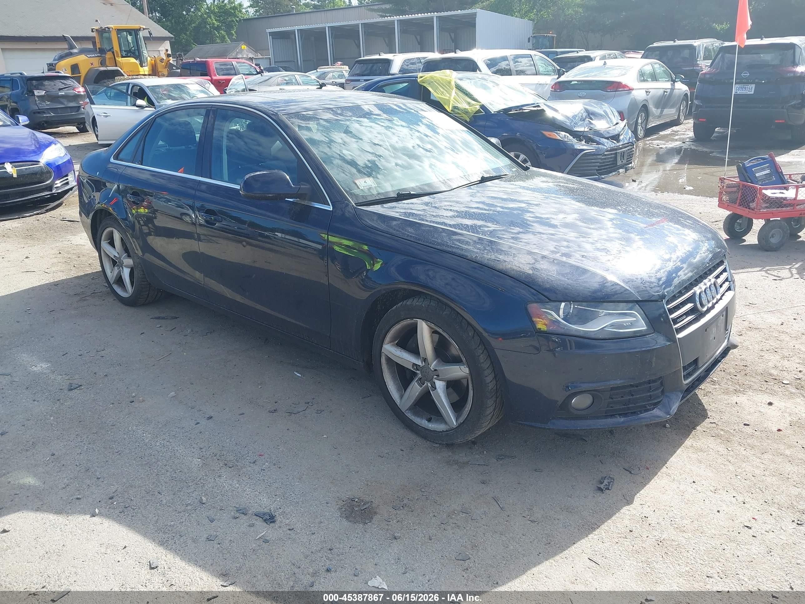 2011 Audi A4 2.0t Premium Dark Blue vin: WAUFFAFL6BN035998