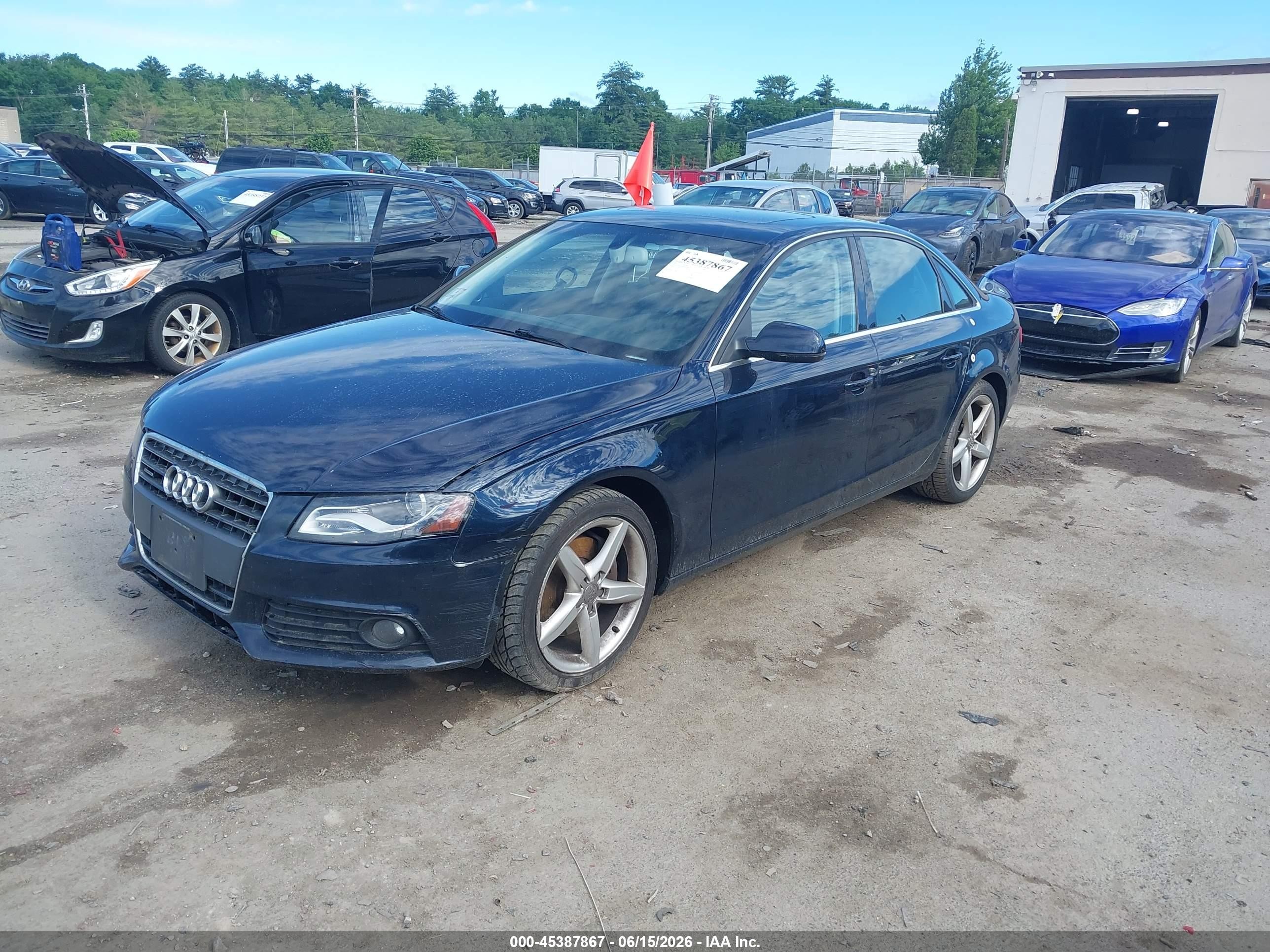 2011 Audi A4 2.0t Premium Dark Blue vin: WAUFFAFL6BN035998