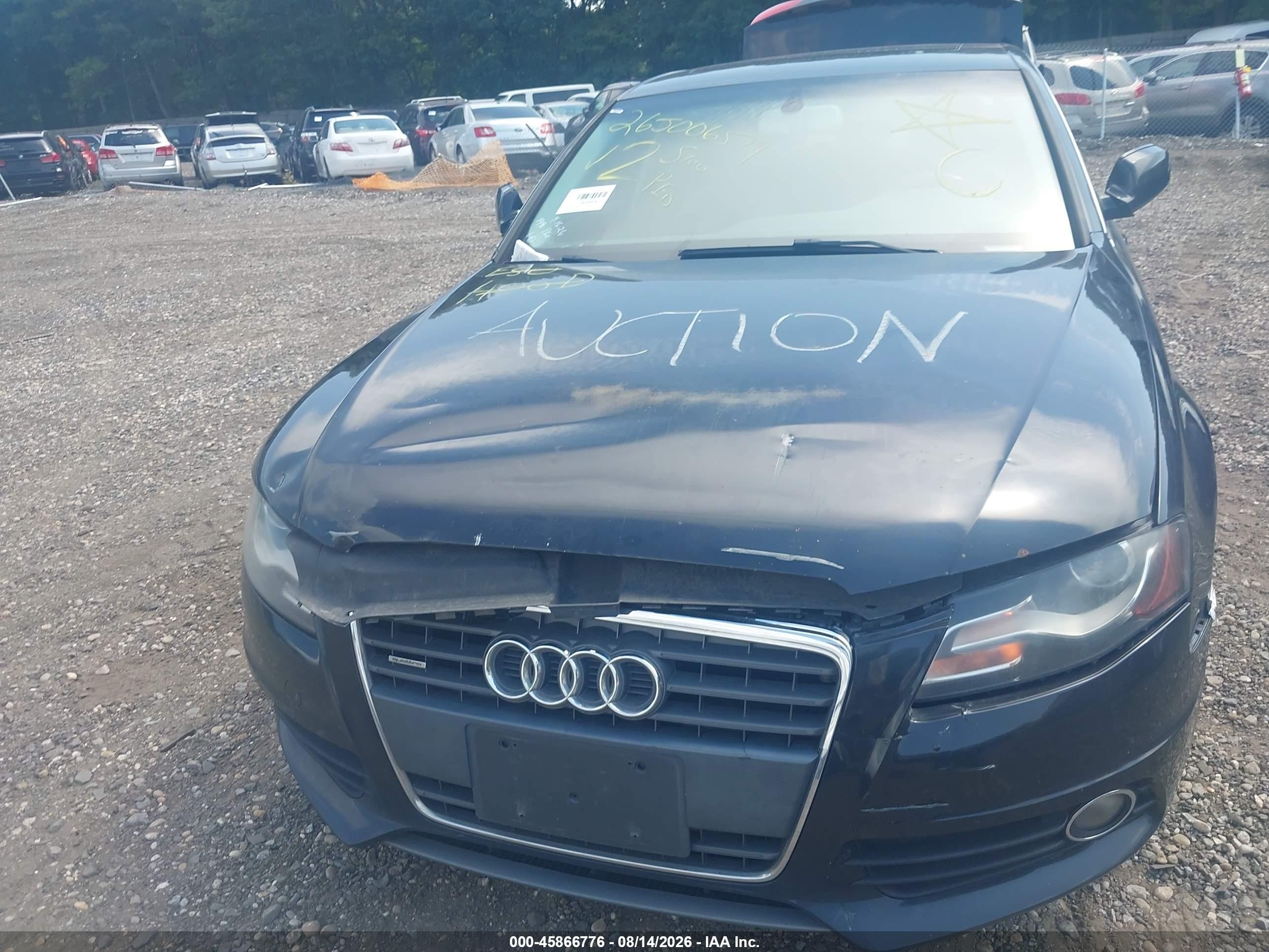 2012 Audi A4 2.0t Premium Plus Black vin: WAUFFAFL6CN007555
