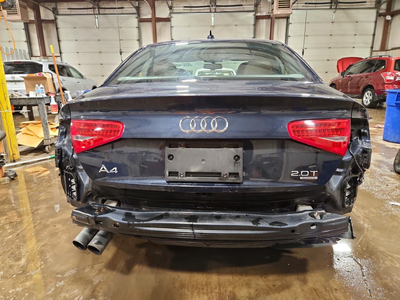 2013 Audi A4 Premium Plus Blue vin: WAUFFAFL6DA119118
