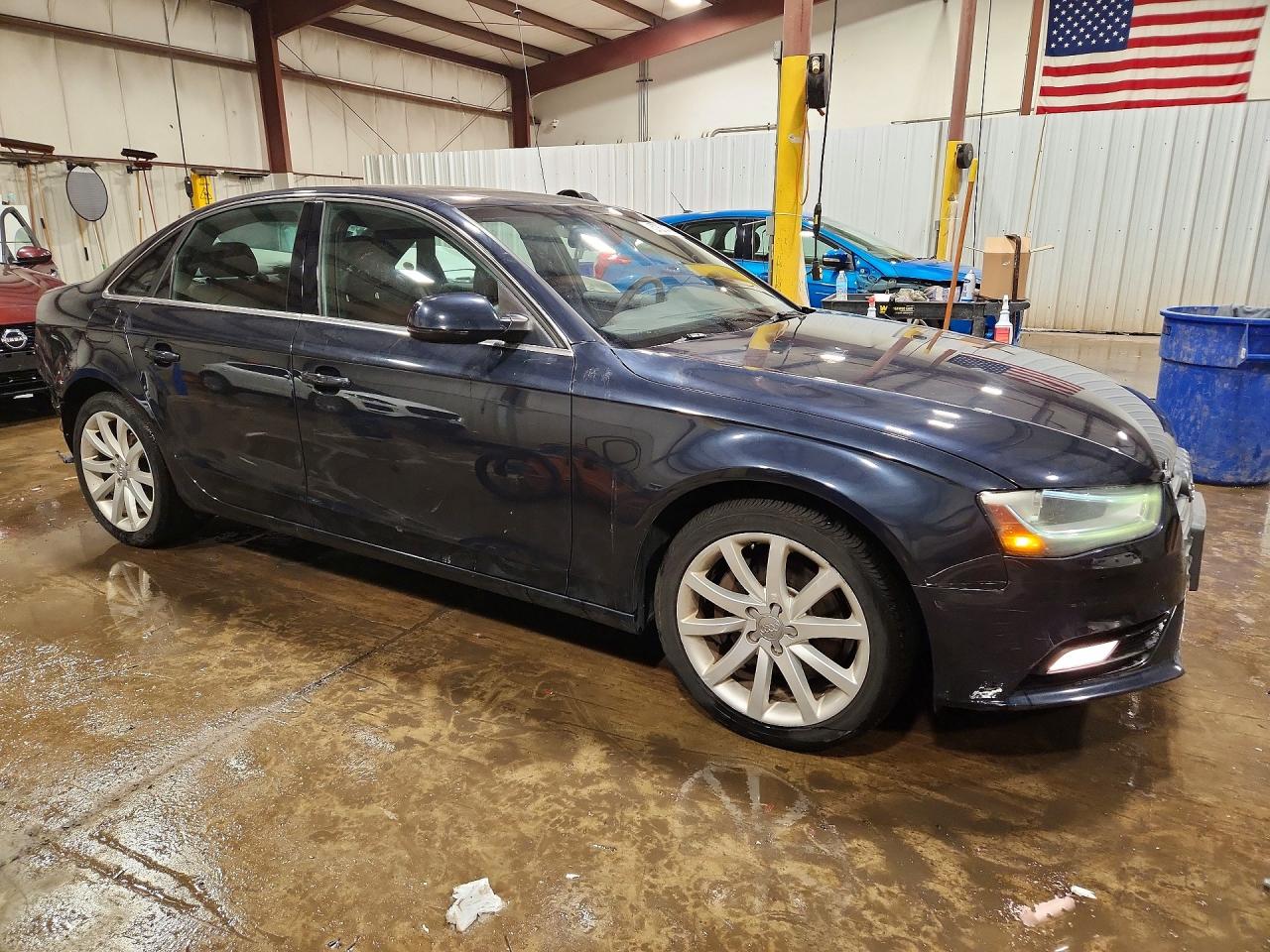 2013 Audi A4 Premium Plus Blue vin: WAUFFAFL6DA119118