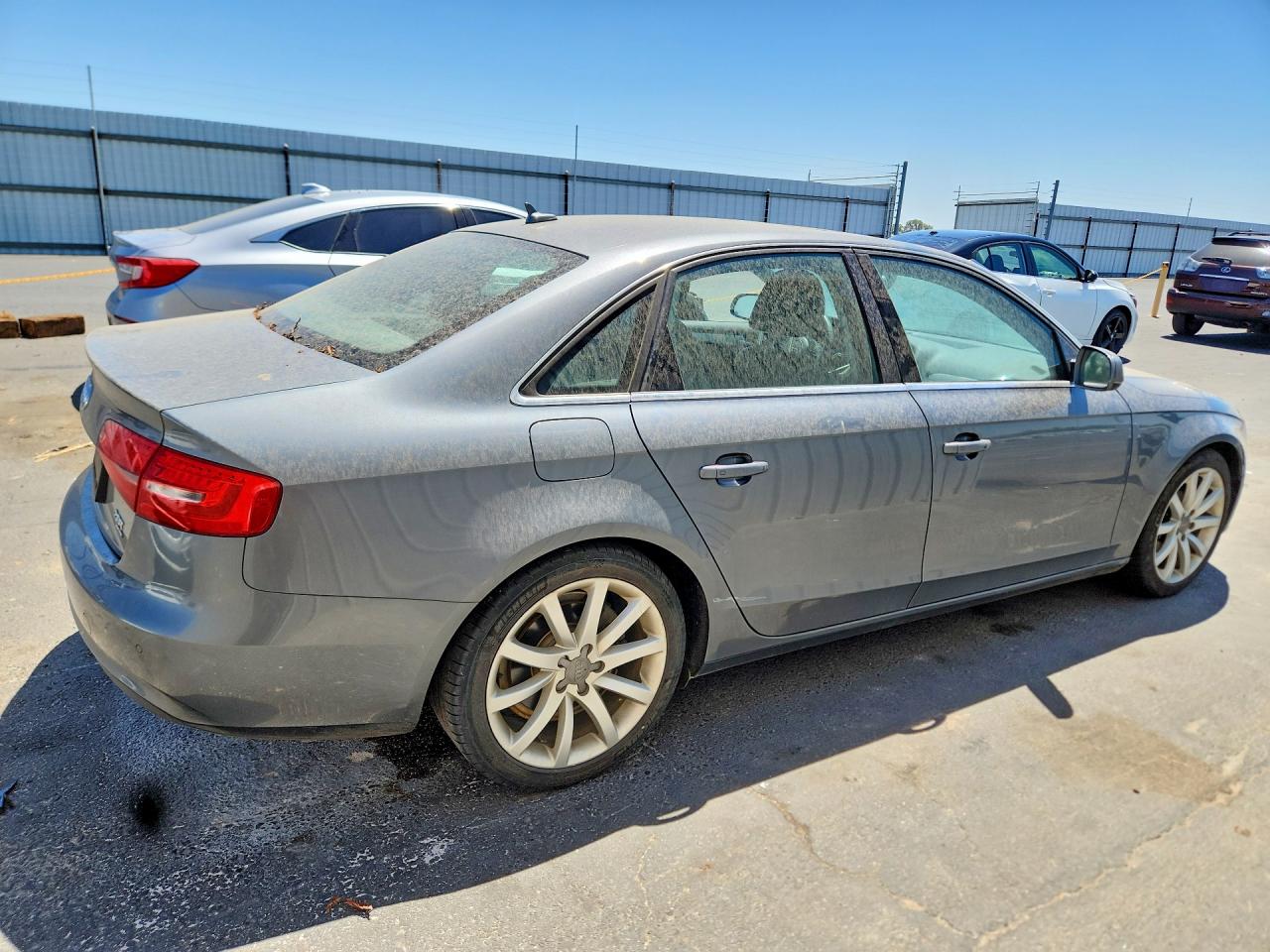 2013 Audi A4 Premium Plus Silver vin: WAUFFAFL6DN004690