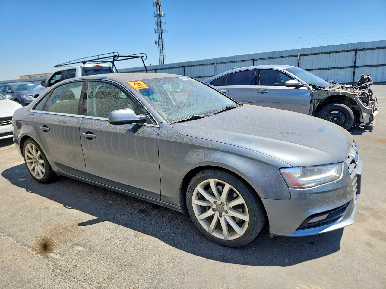 2013 Audi A4 Premium Plus Silver vin: WAUFFAFL6DN004690