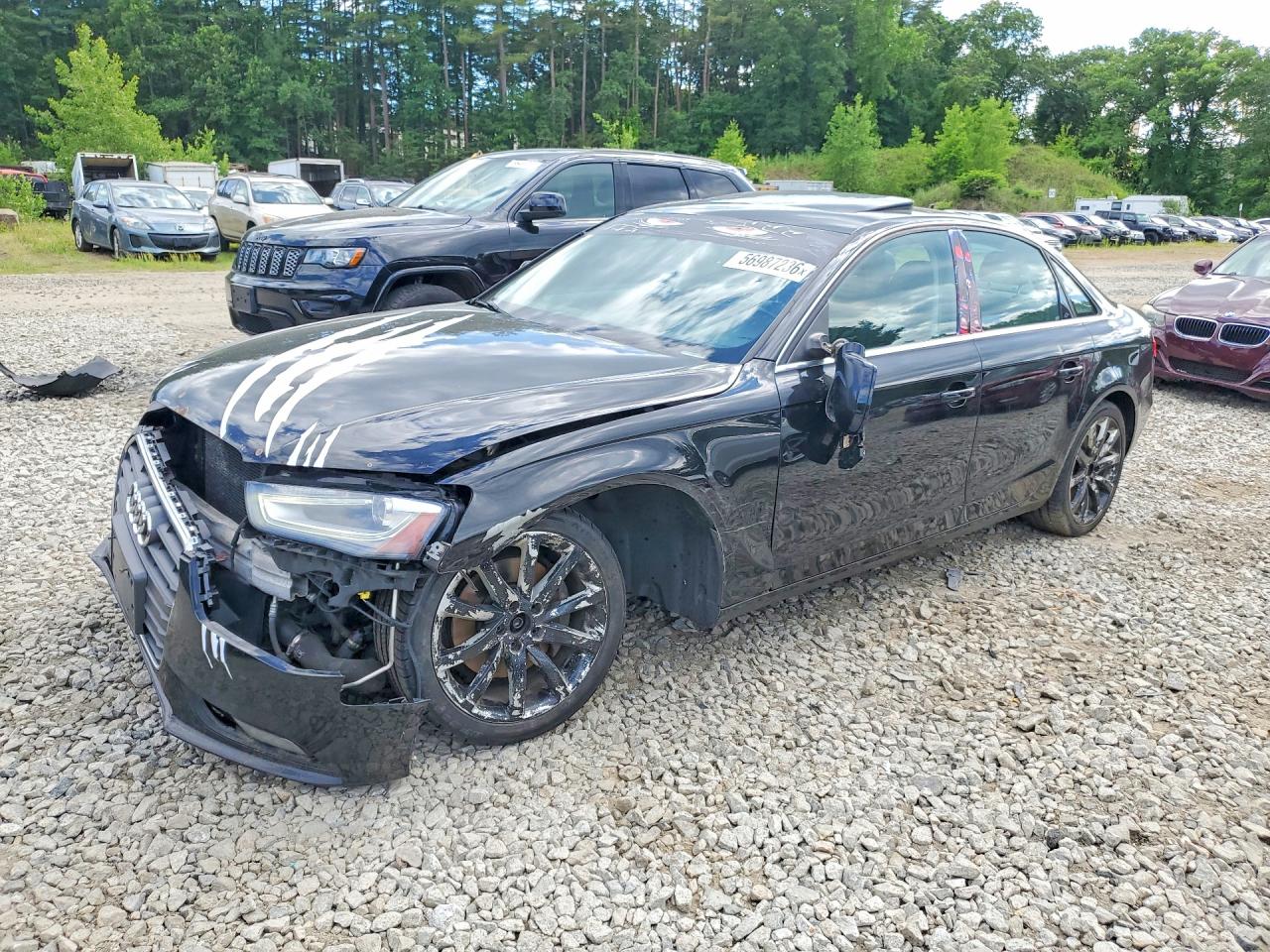 2013 Audi A4 Premium Plus Black vin: WAUFFAFL6DN014250