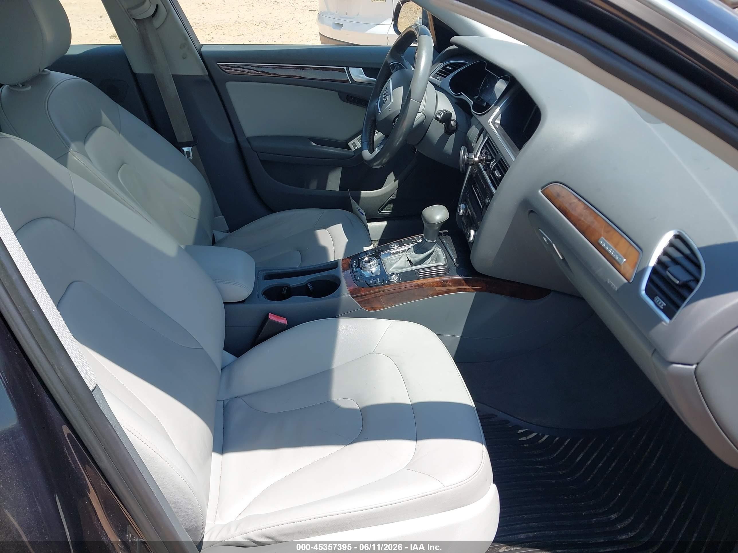 2013 Audi A4 2.0t Premium Black vin: WAUFFAFL6DN024776