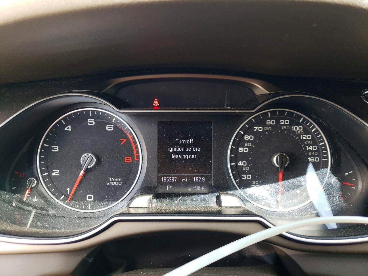 2014 Audi A4 Premium Plus White vin: WAUFFAFL6EN017649