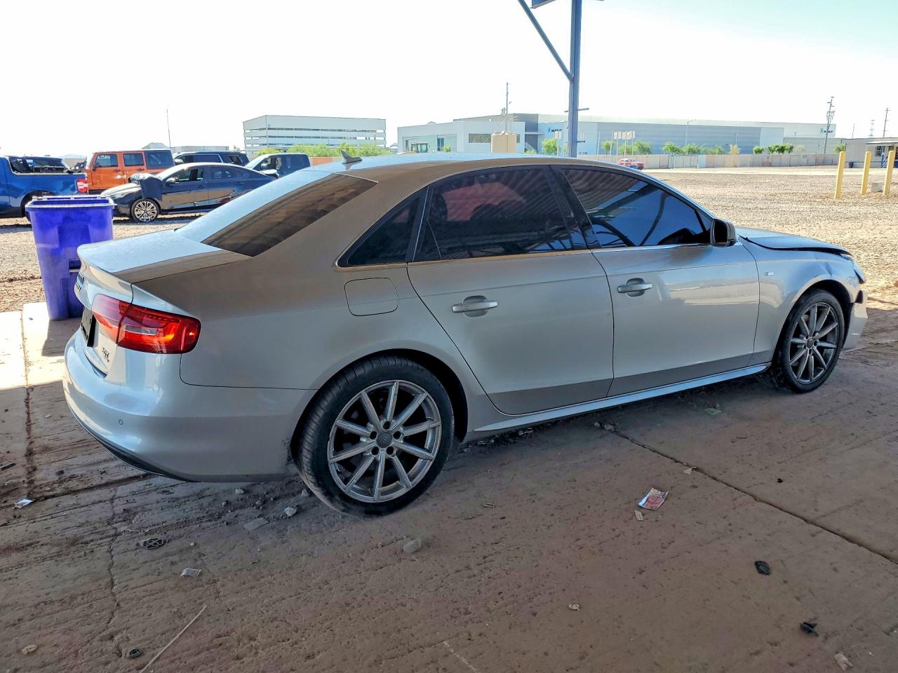 2014 Audi A4 Premium Plus Silver vin: WAUFFAFL6EN018476