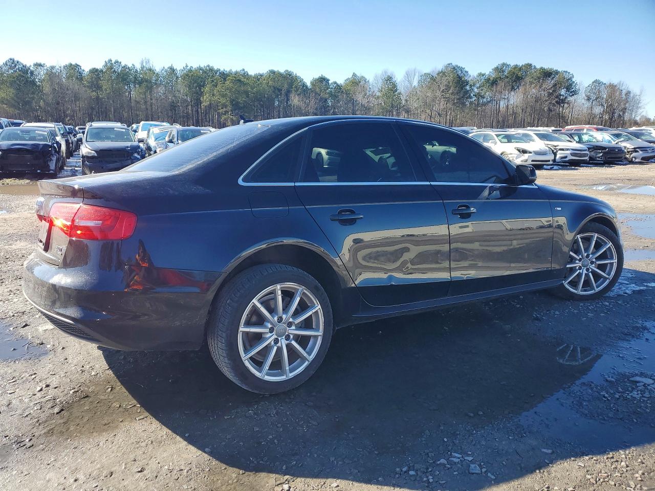 2014 Audi A4 Premium Plus Black vin: WAUFFAFL6EN021121