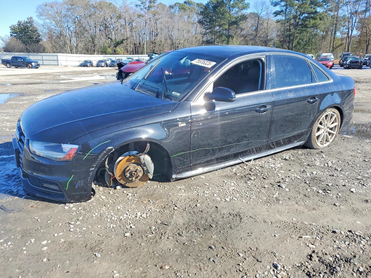 2014 Audi A4 Premium Plus Black vin: WAUFFAFL6EN021121