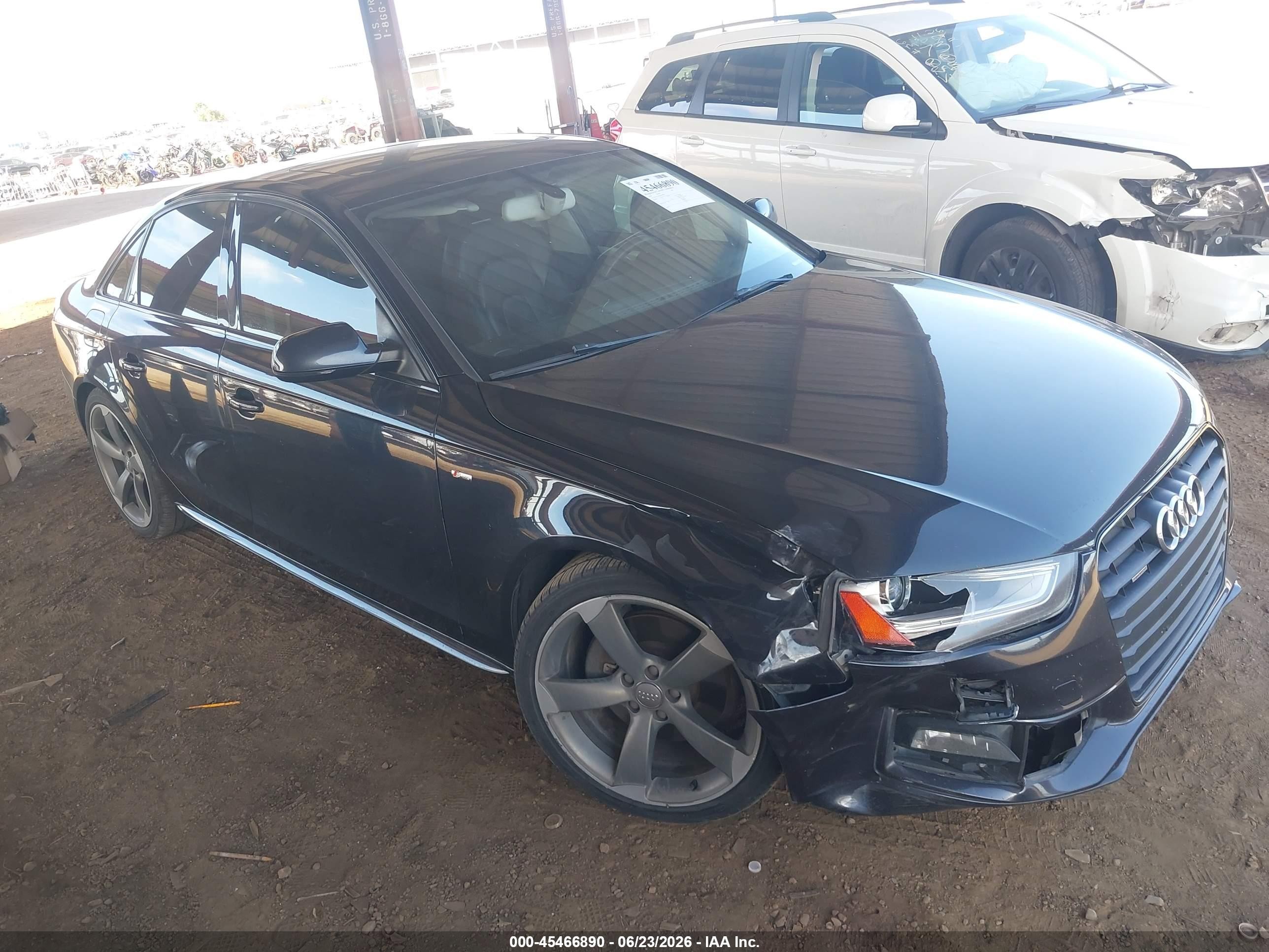 2014 Audi A4 2.0t Premium Black vin: WAUFFAFL6EN028005