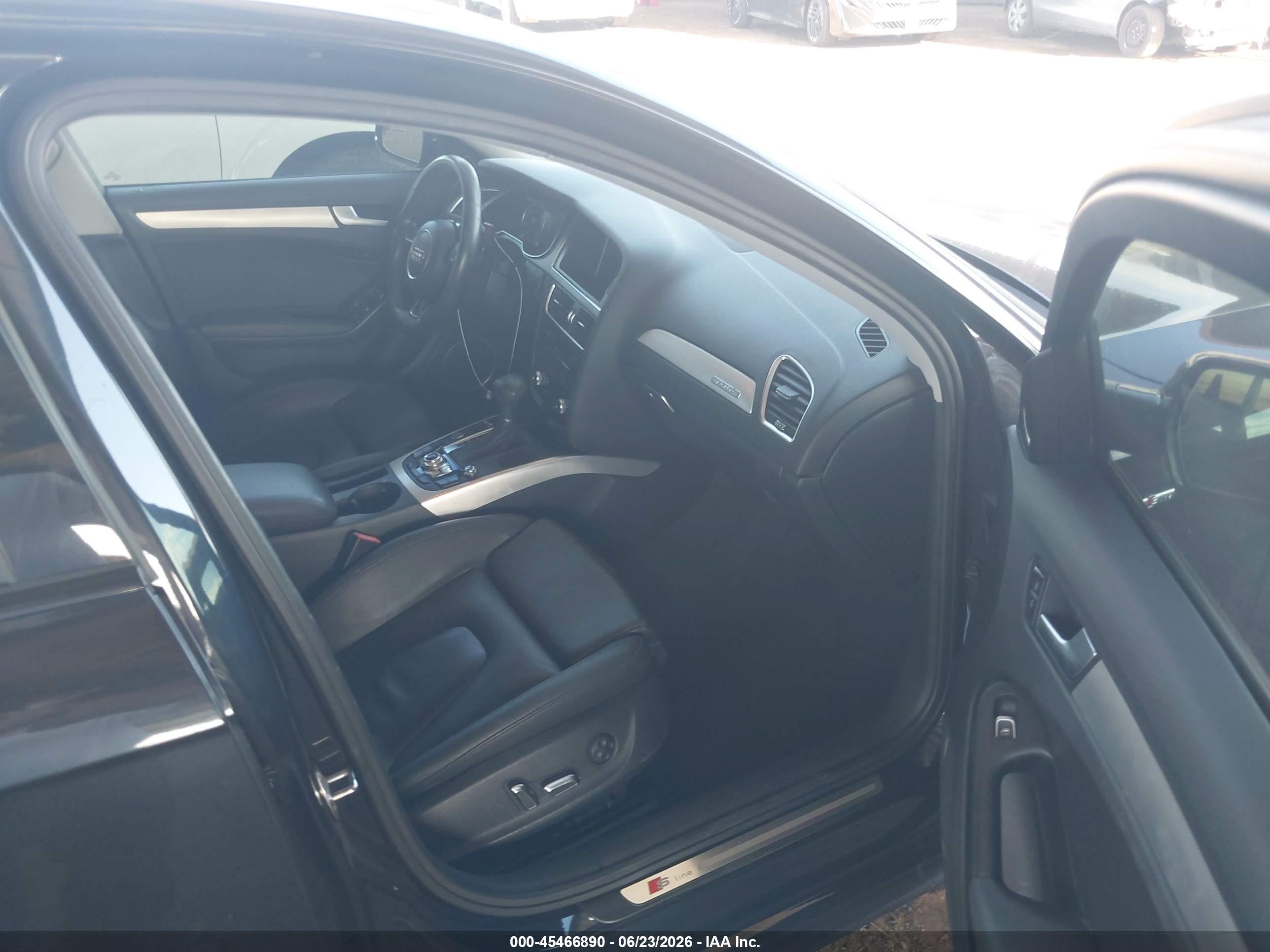 2014 Audi A4 2.0t Premium Black vin: WAUFFAFL6EN028005