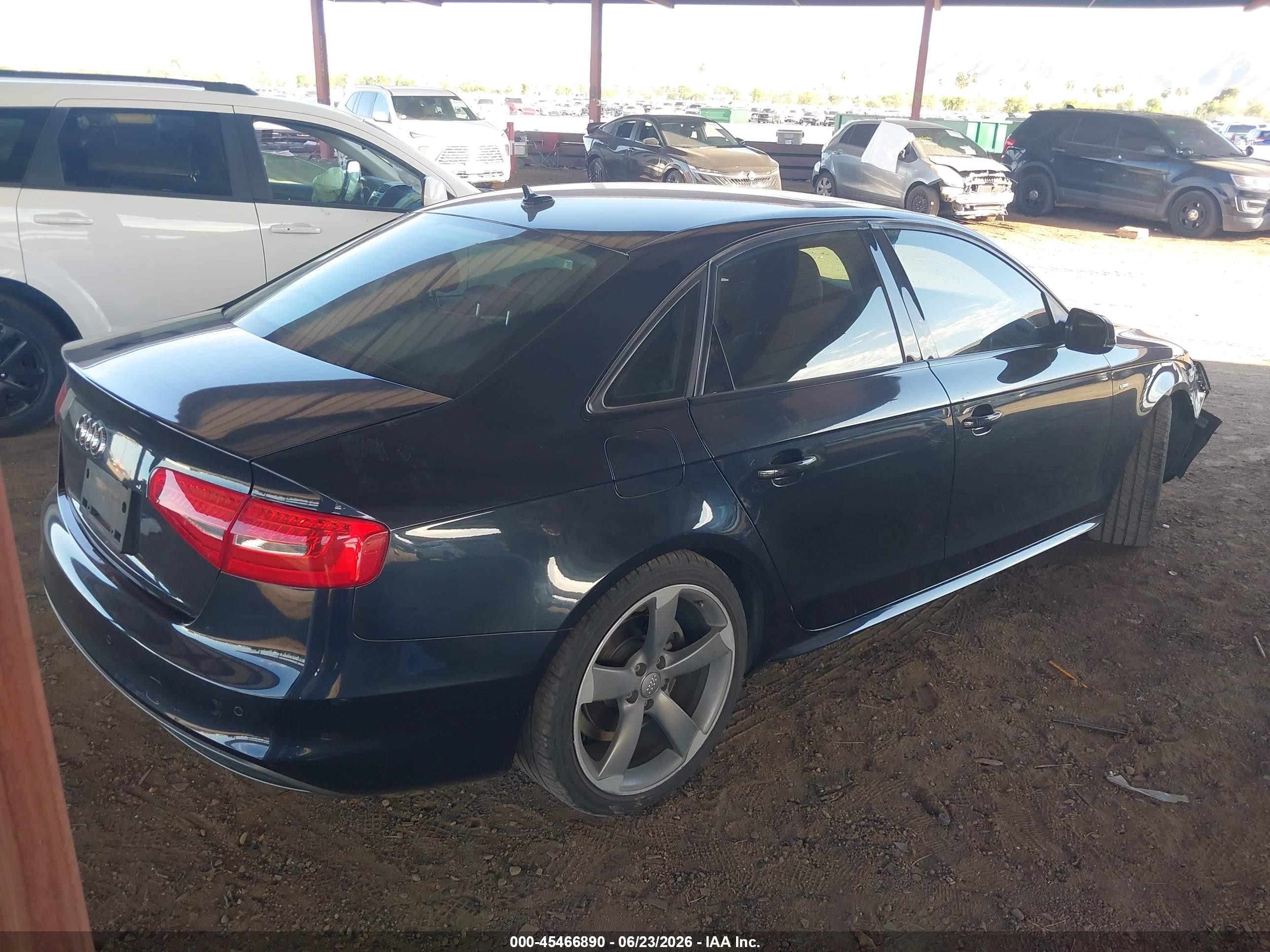 2014 Audi A4 2.0t Premium Black vin: WAUFFAFL6EN028005