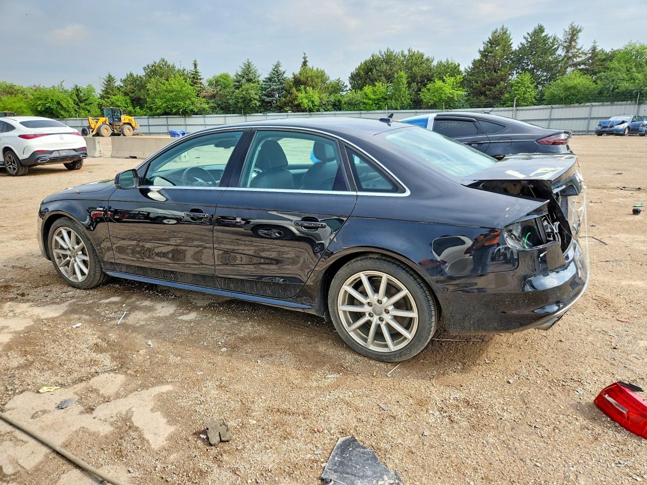 2014 Audi A4 Premium Plus Black vin: WAUFFAFL6EN045290