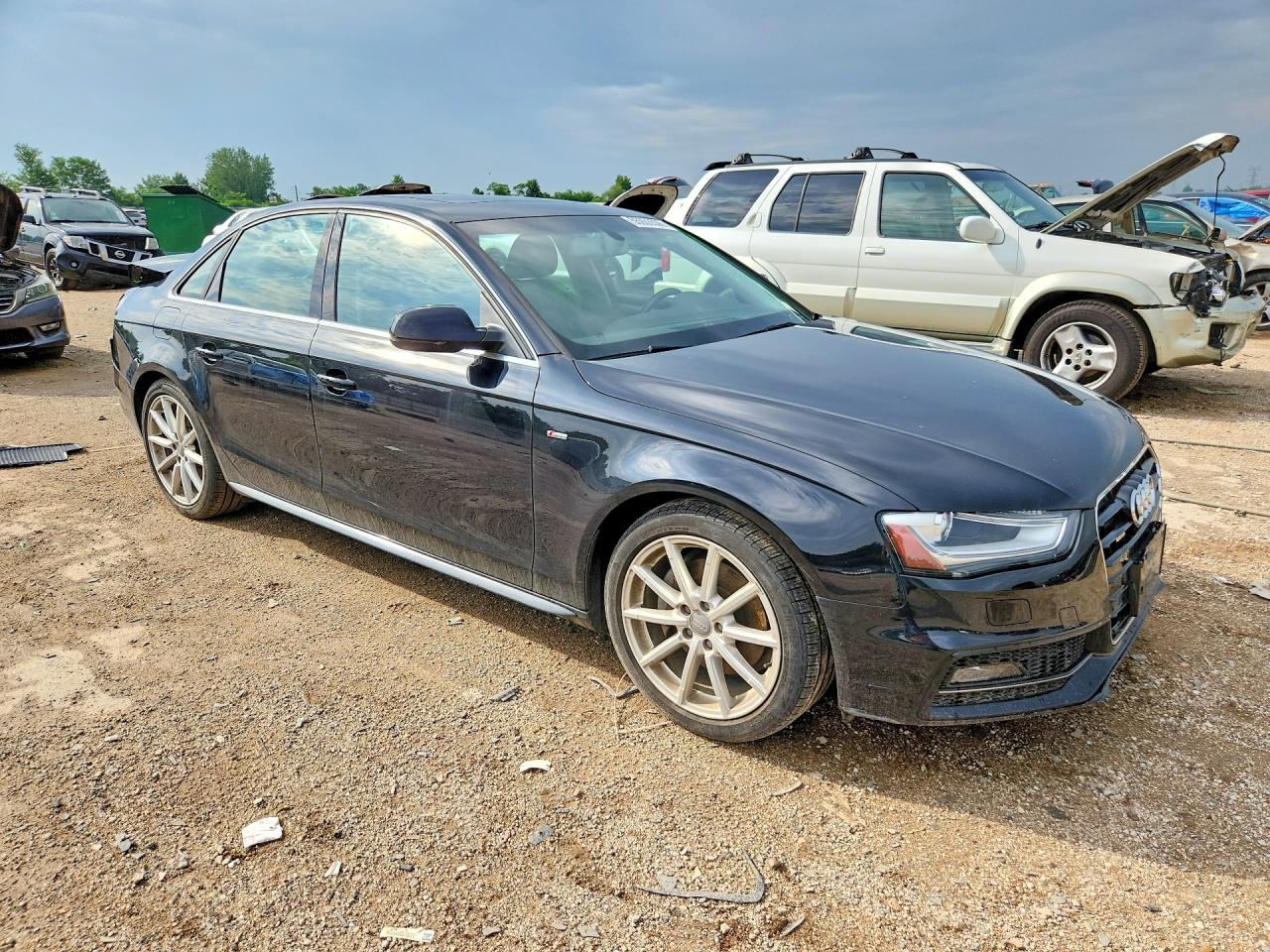 2014 Audi A4 Premium Plus Black vin: WAUFFAFL6EN045290