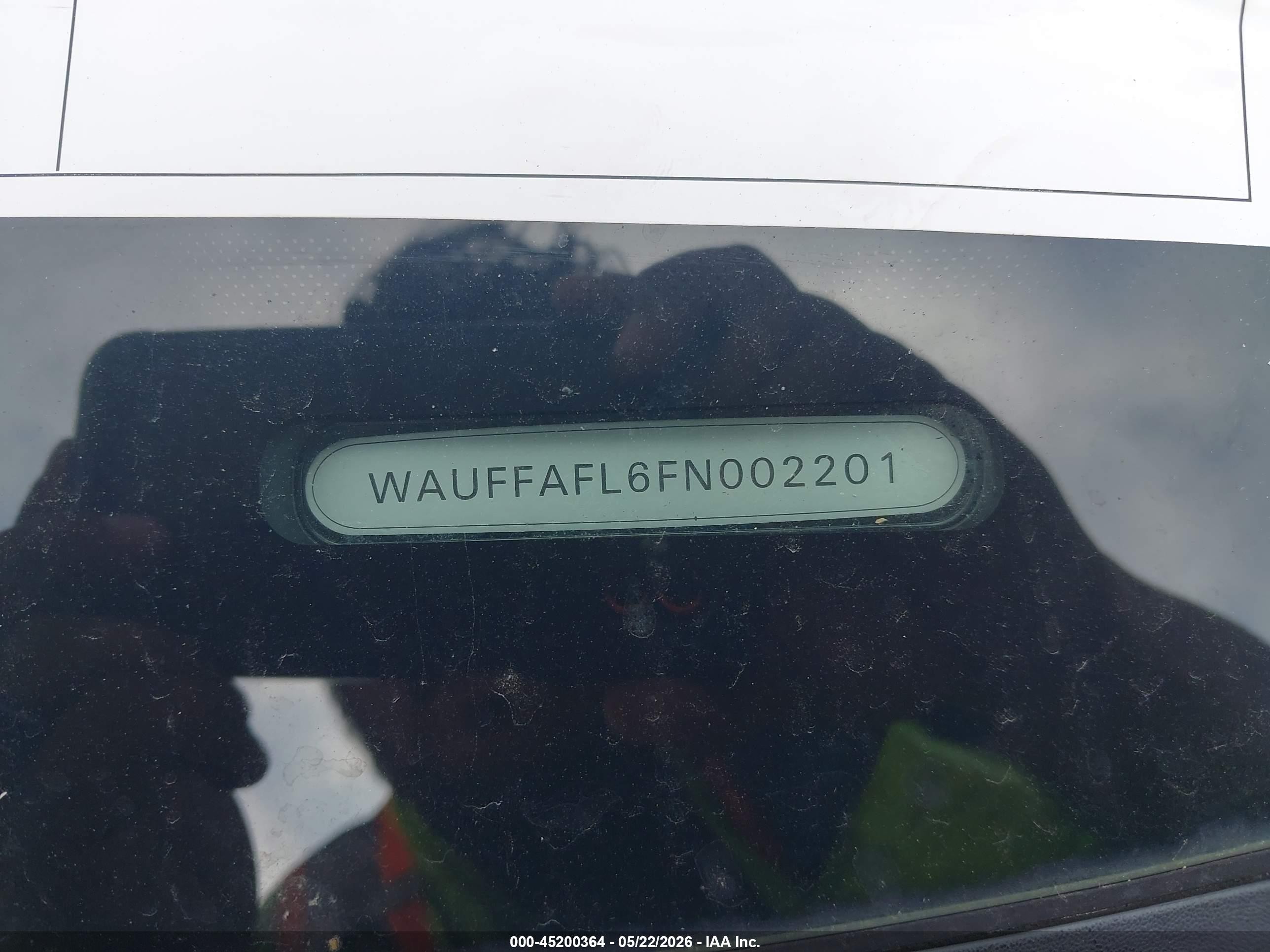 2015 Audi A4 2.0t Premium Серебряный vin: WAUFFAFL6FN002201