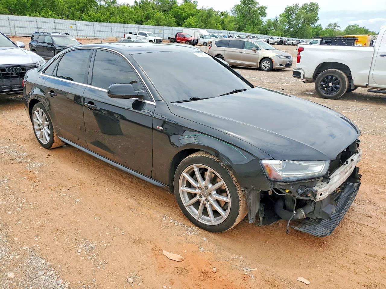 2015 Audi A4 Premium Plus Black vin: WAUFFAFL6FN002277