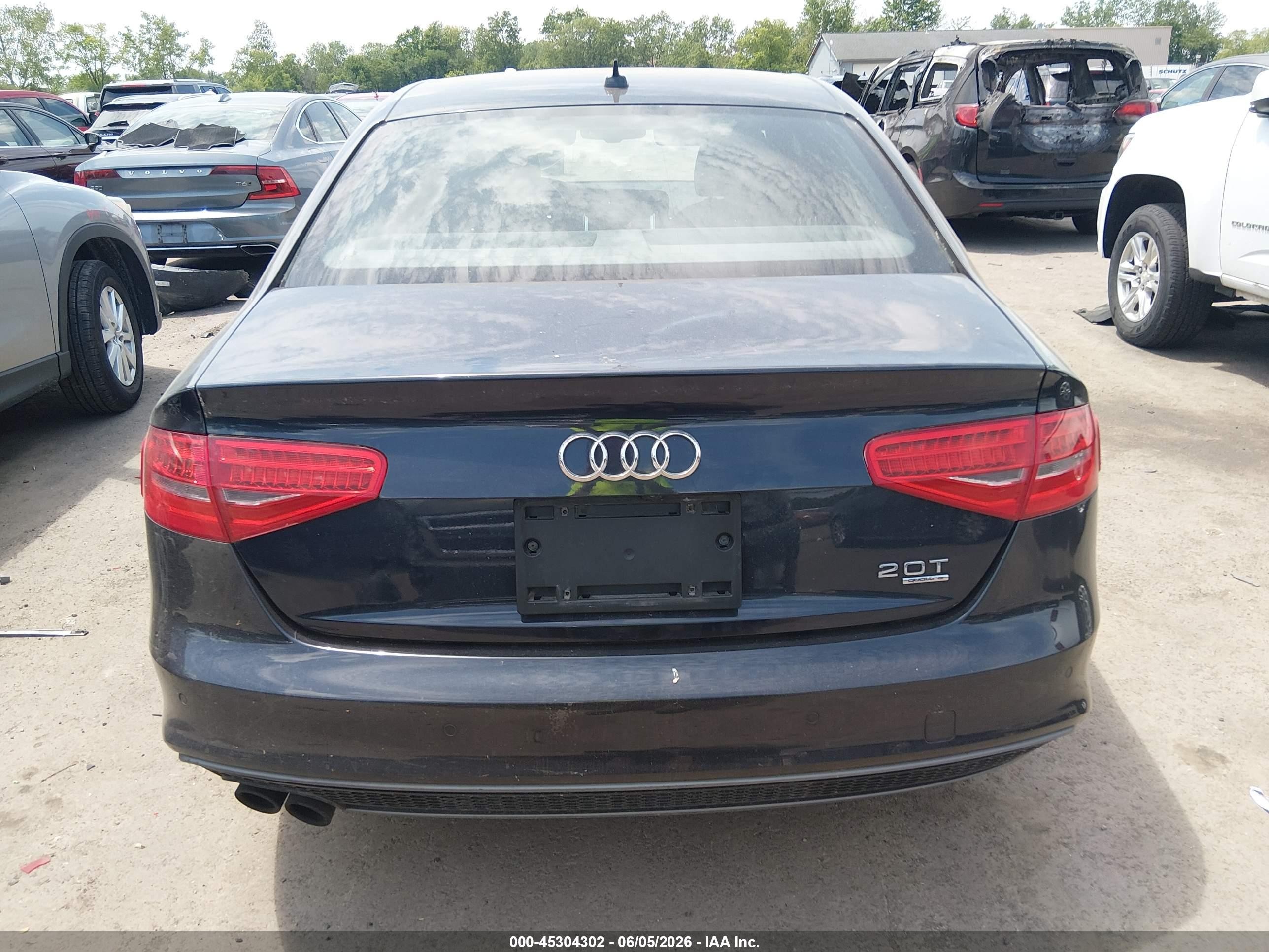 2015 Audi A4 2.0t Premium Gray vin: WAUFFAFL6FN004885