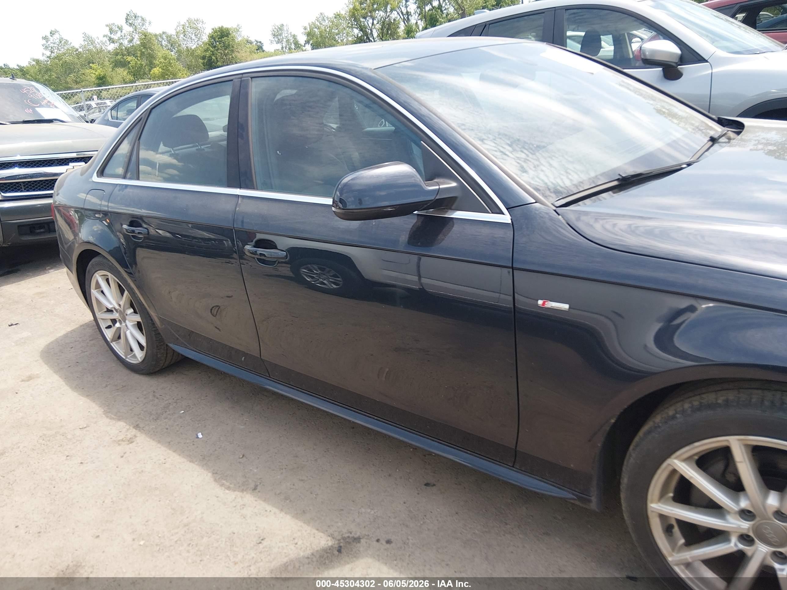 2015 Audi A4 2.0t Premium Gray vin: WAUFFAFL6FN004885