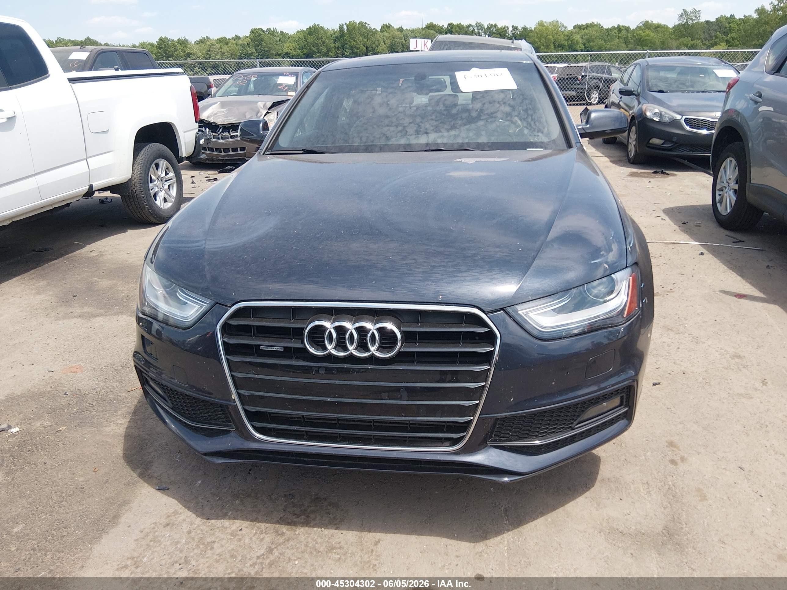 2015 Audi A4 2.0t Premium Gray vin: WAUFFAFL6FN004885