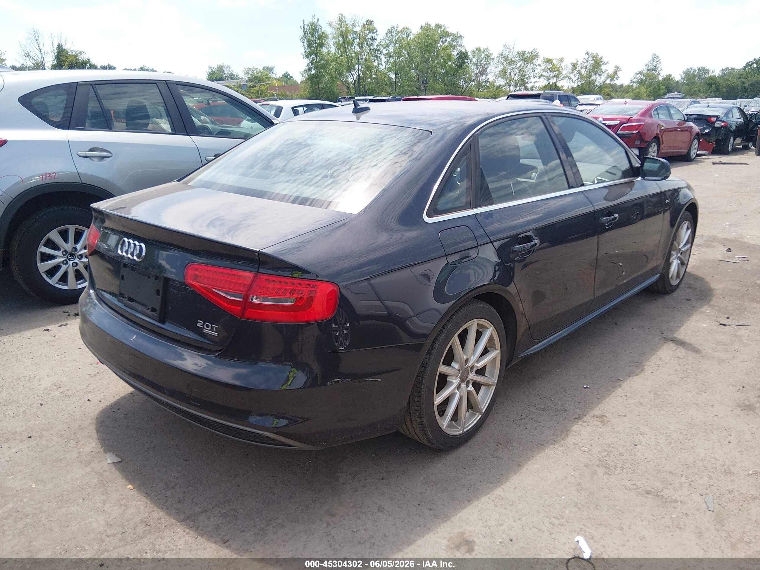 2015 Audi A4 2.0t Premium Gray vin: WAUFFAFL6FN004885