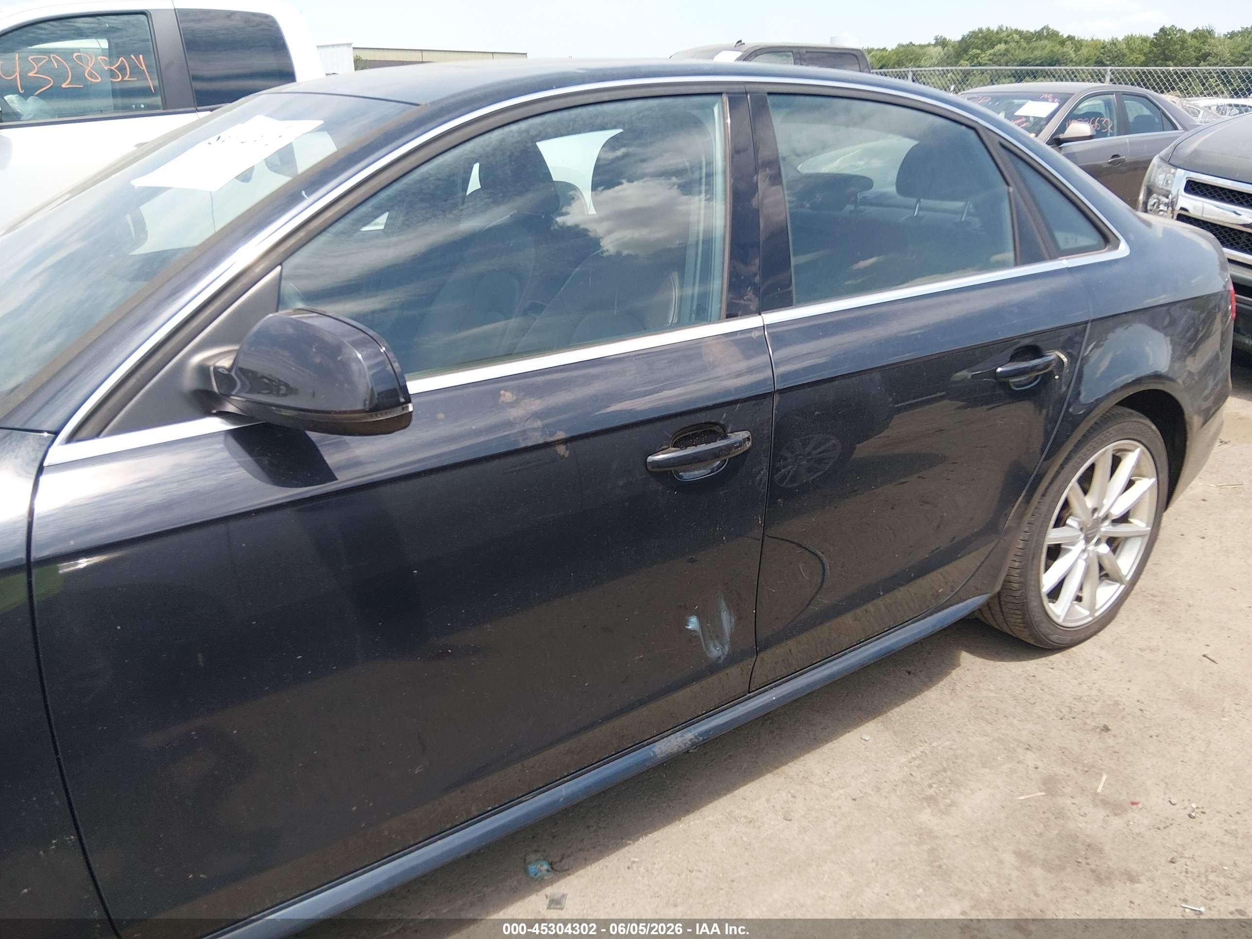 2015 Audi A4 2.0t Premium Gray vin: WAUFFAFL6FN004885