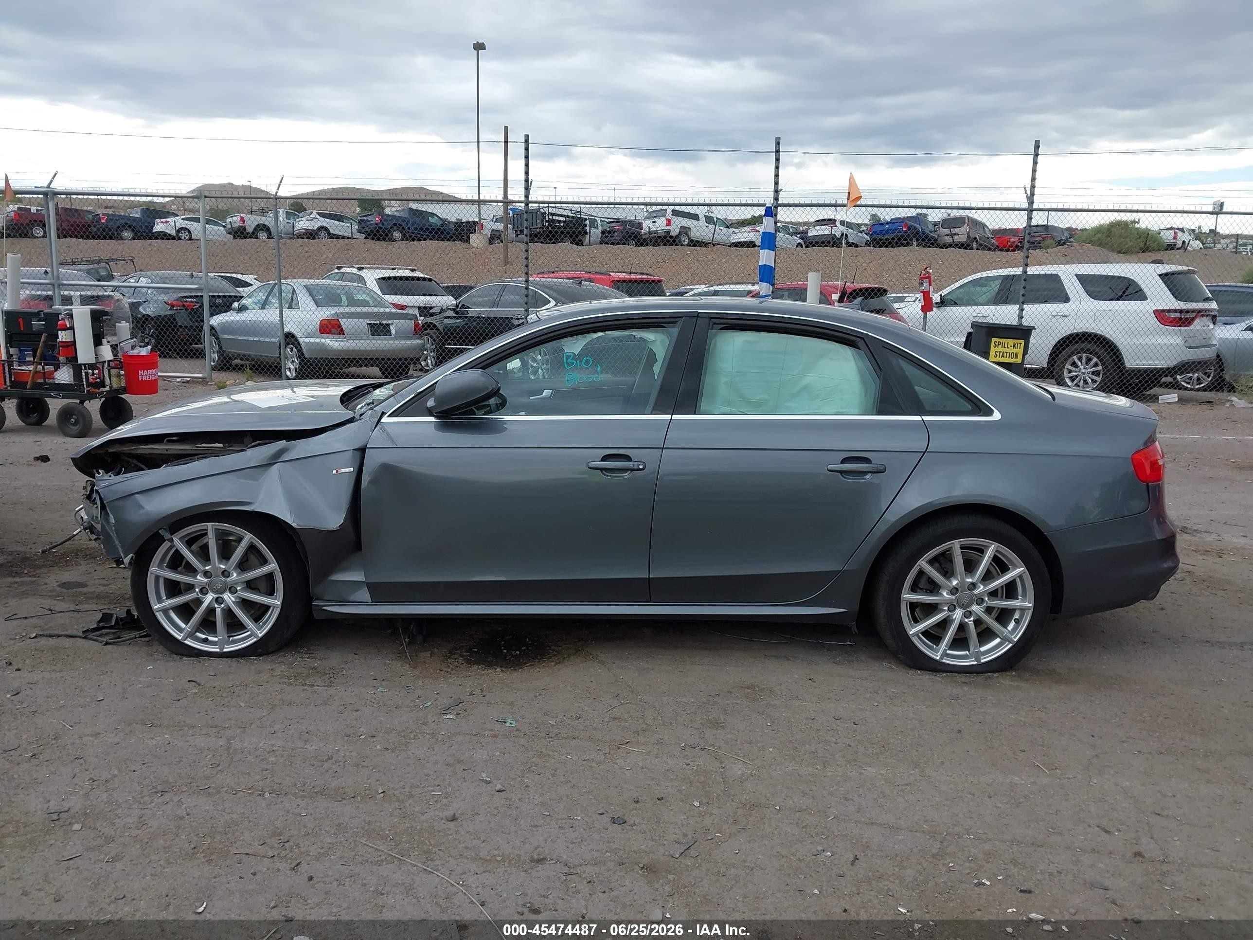 2015 Audi A4 2.0t Premium Gray vin: WAUFFAFL6FN010072