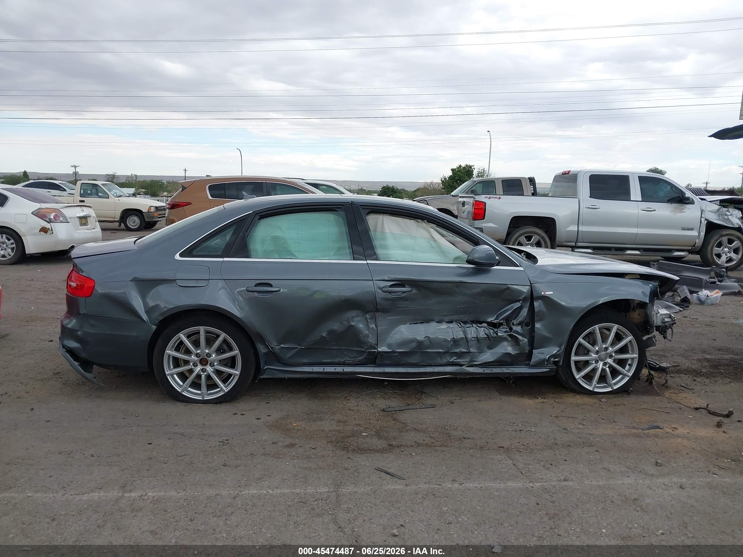 2015 Audi A4 2.0t Premium Gray vin: WAUFFAFL6FN010072