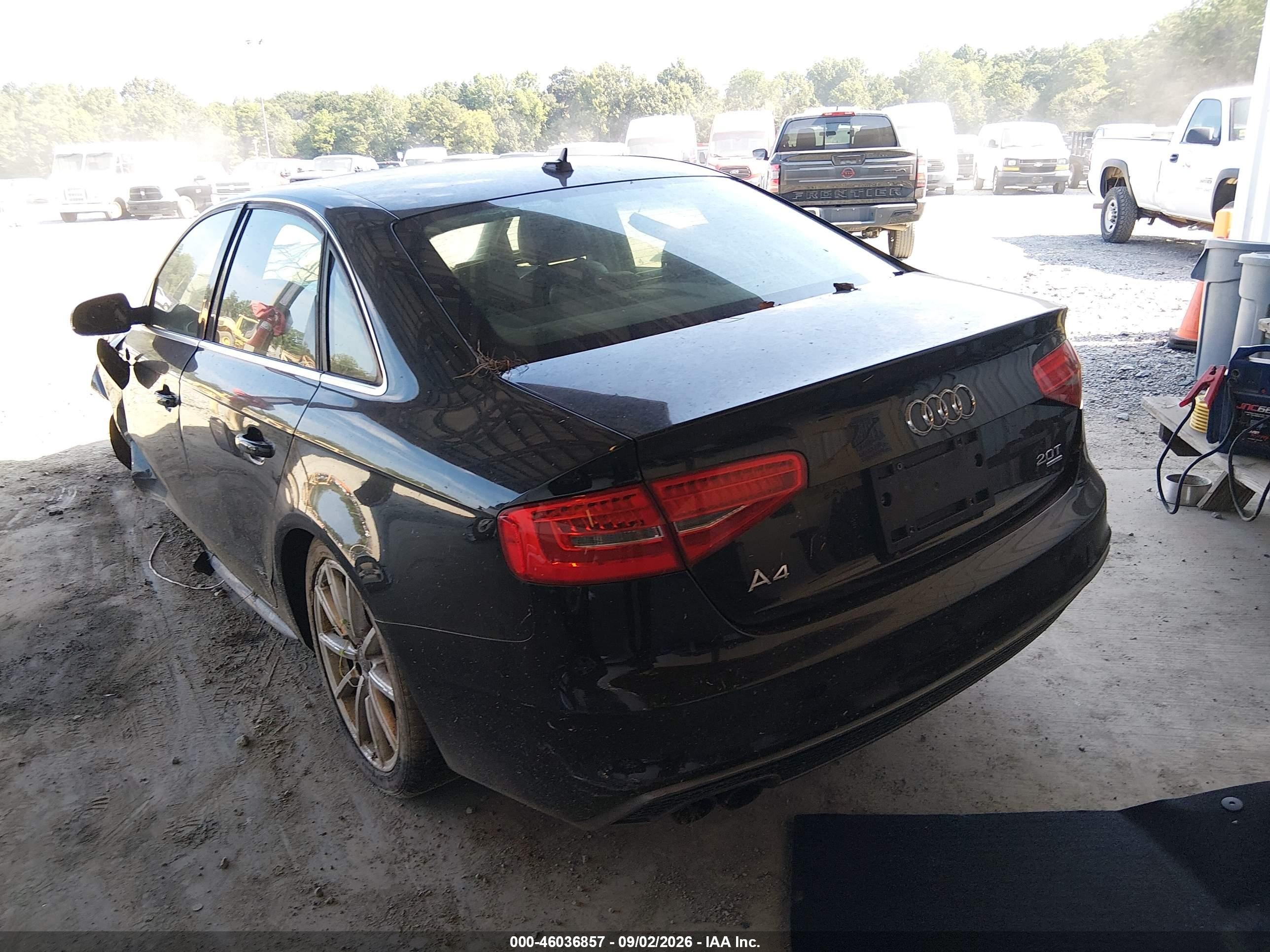 2015 Audi A4 2.0t Premium Black vin: WAUFFAFL6FN017460