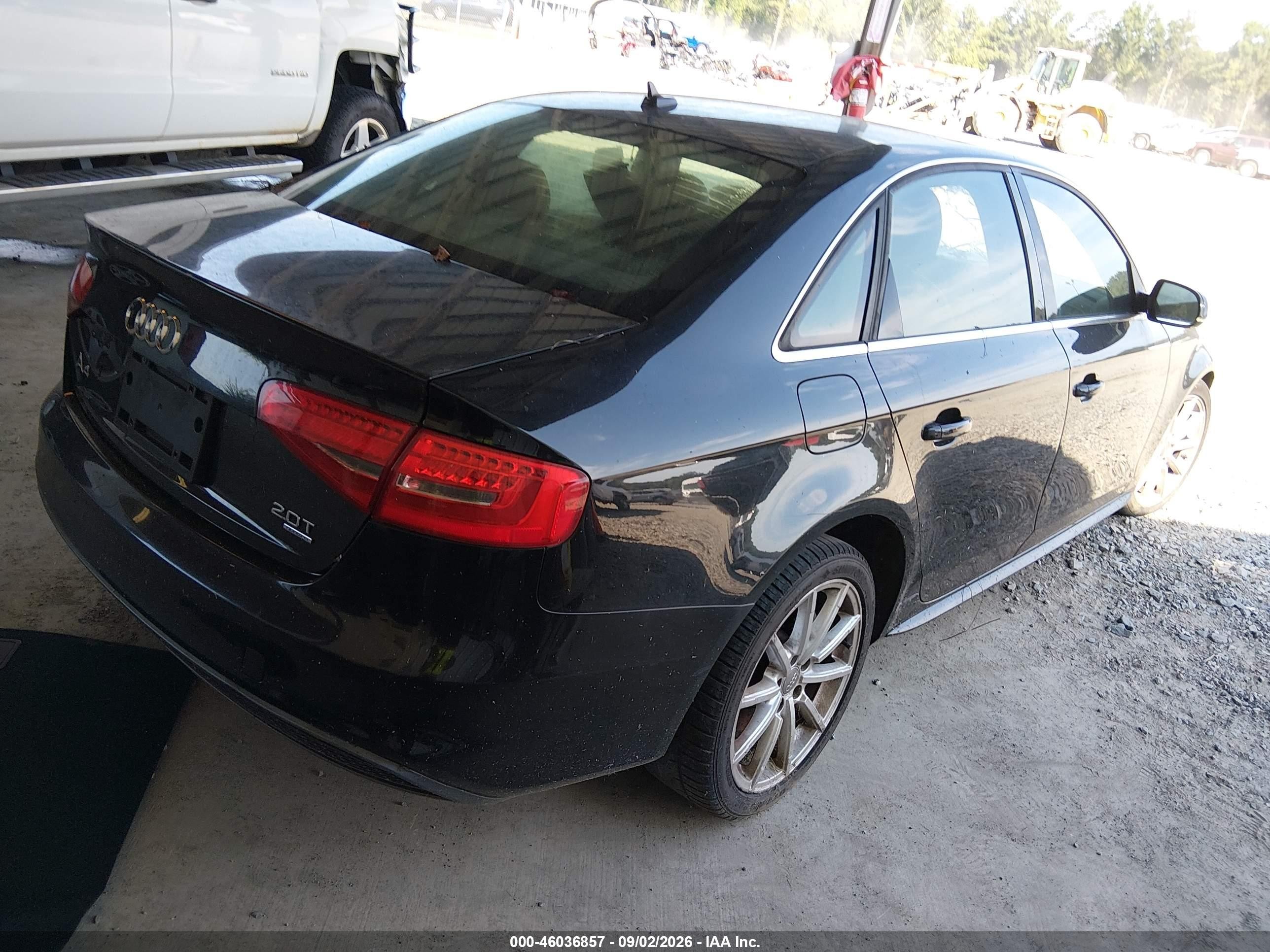 2015 Audi A4 2.0t Premium Black vin: WAUFFAFL6FN017460