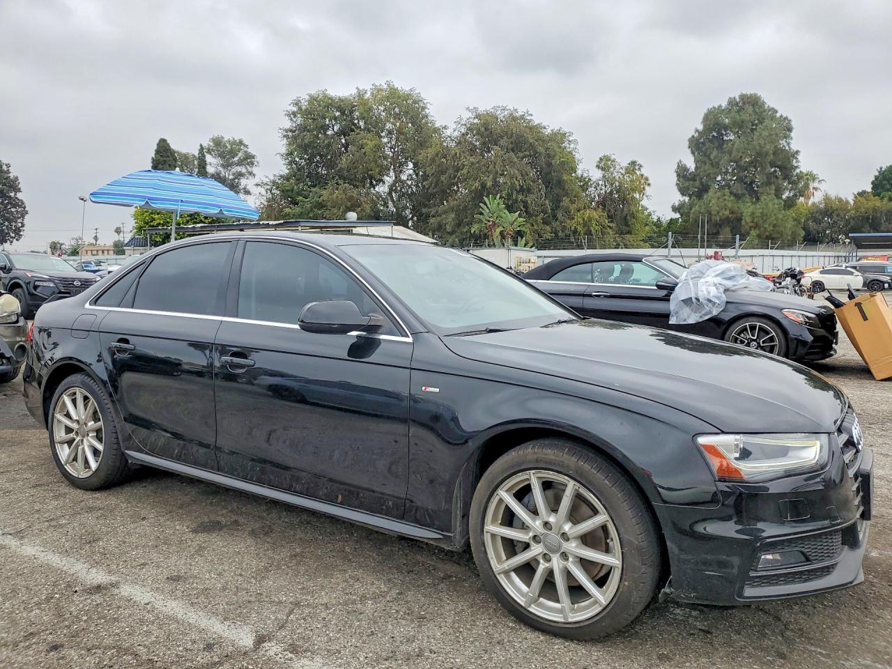 2015 Audi A4 Premium Plus Черный vin: WAUFFAFL6FN045596