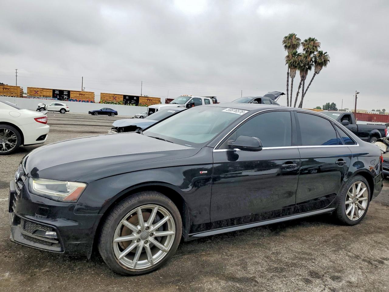 2015 Audi A4 Premium Plus Черный vin: WAUFFAFL6FN045596