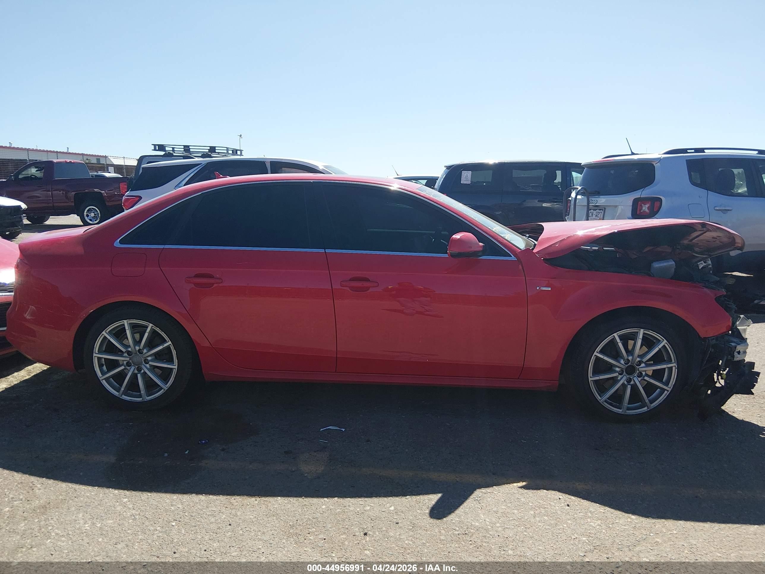 2015 Audi A4 2.0t Premium Красный vin: WAUFFAFL6FN046084