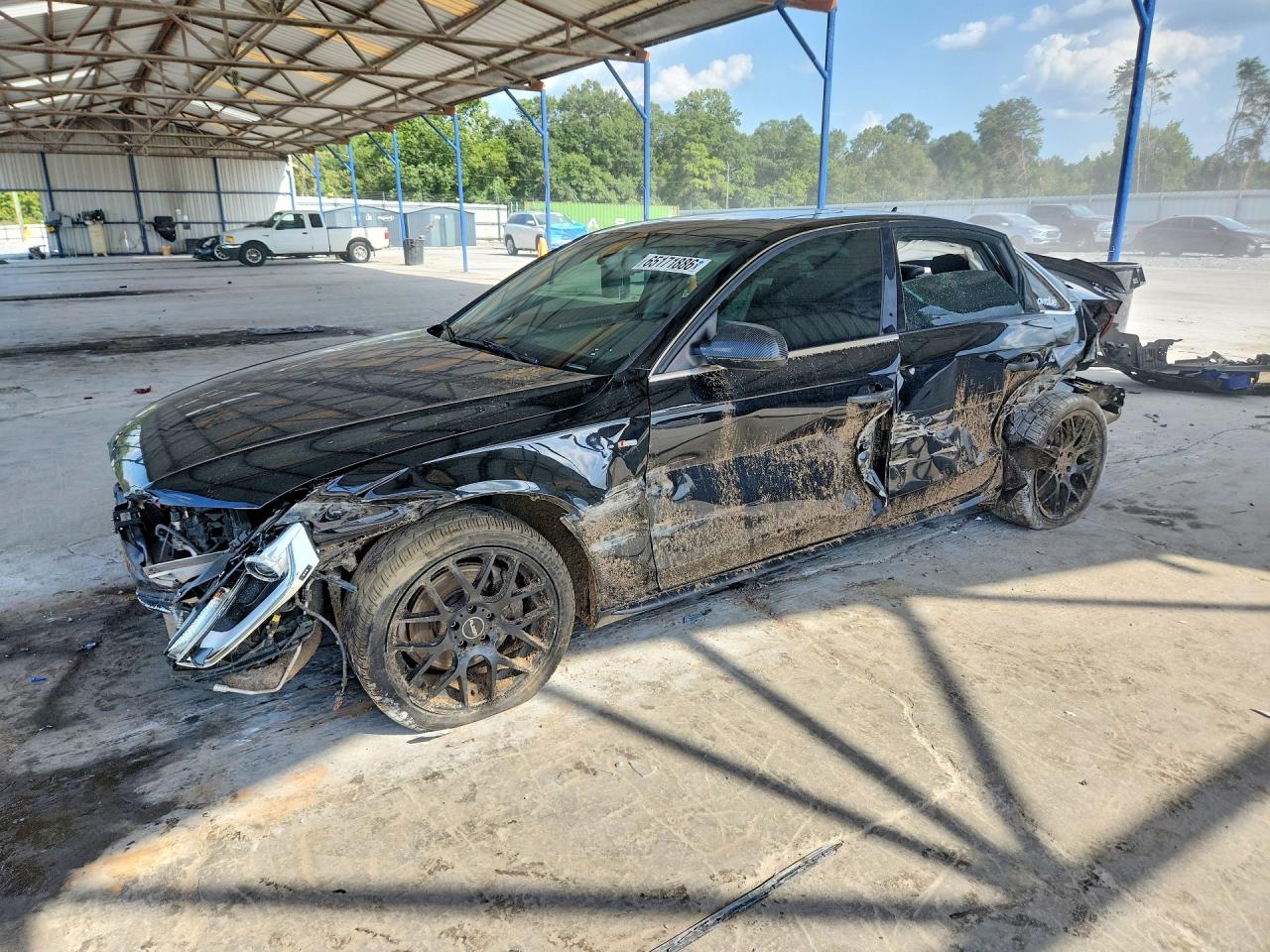2016 Audi A4 Premium Plus S-line Black vin: WAUFFAFL6GN016911