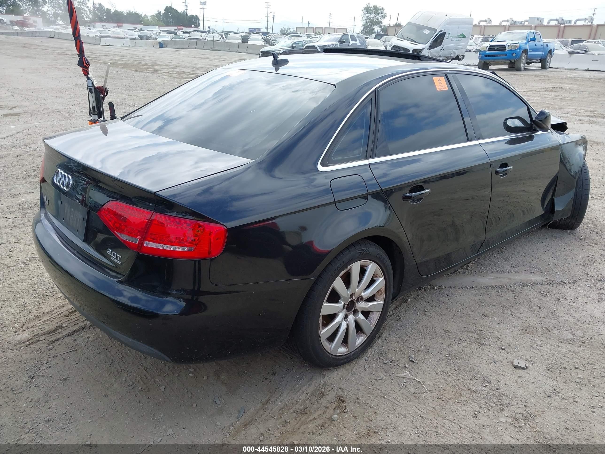 2011 Audi A4 2.0t Premium Black vin: WAUFFAFL7BN022158
